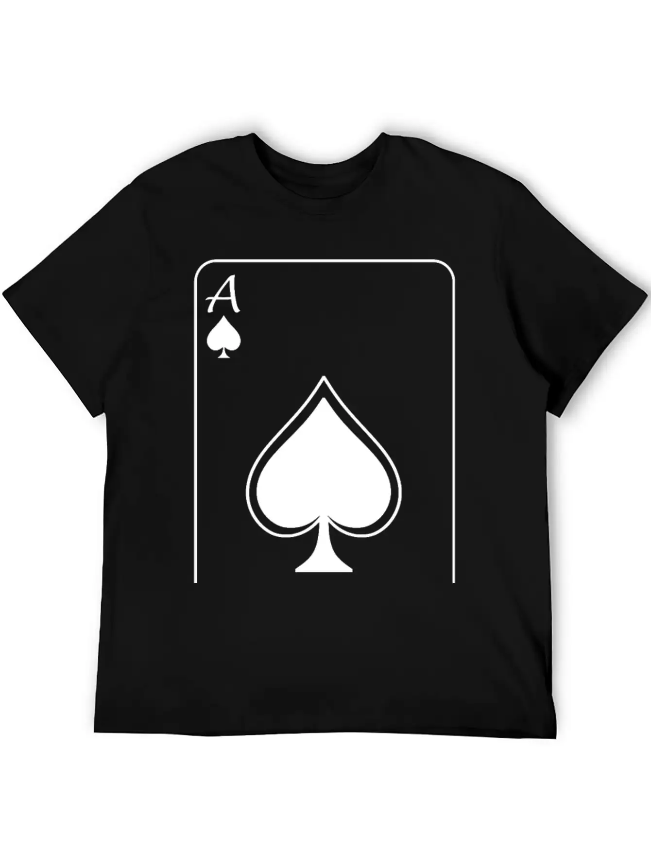 Ace - White Unisex Casual T-Shirt – Clean Design For Daily Comfort