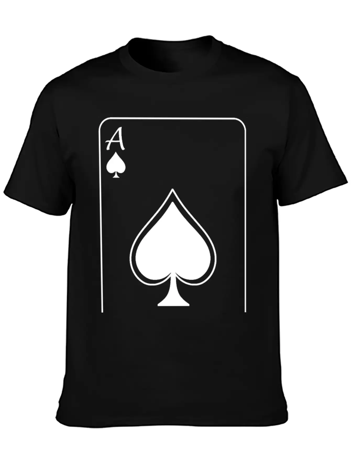 Ace - White Unisex Casual T-Shirt – Clean Design For Daily Comfort