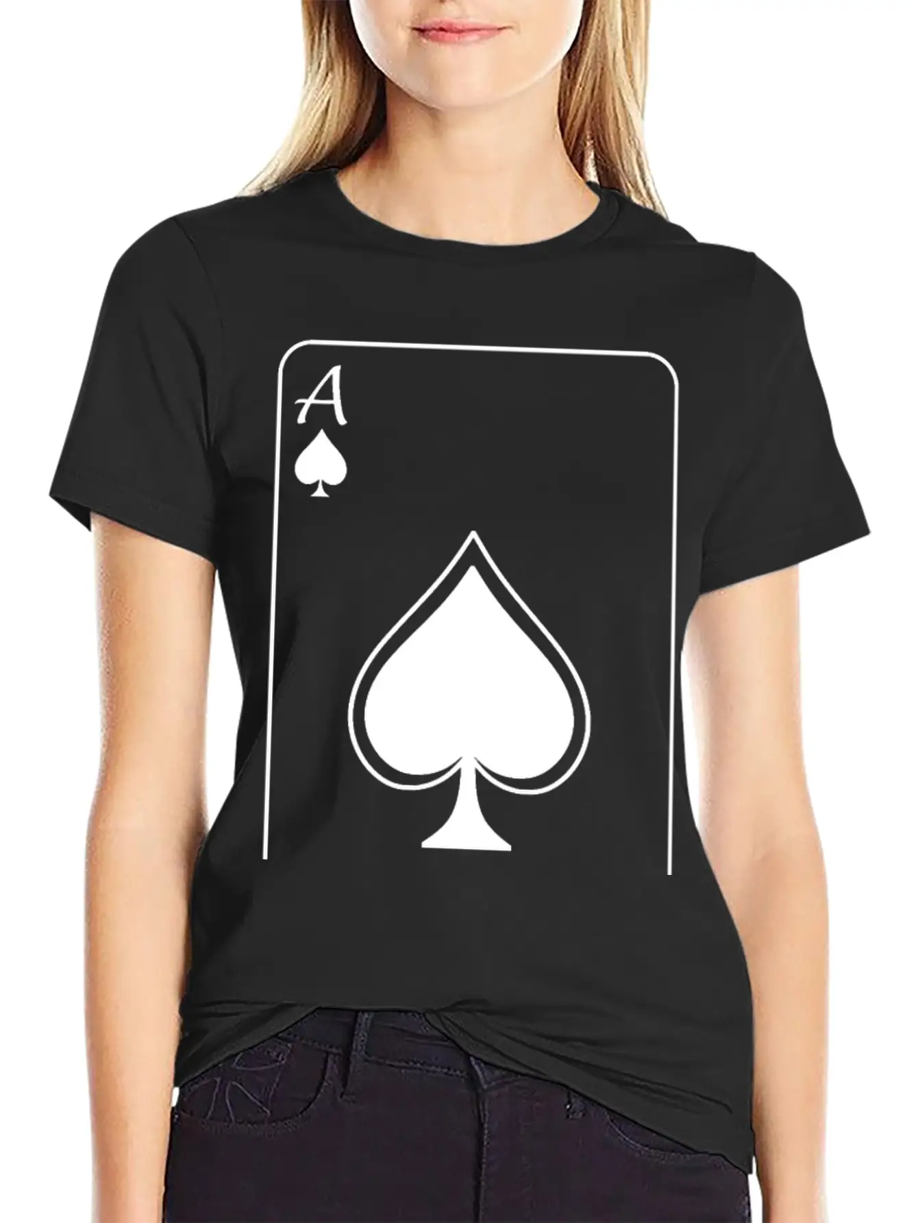 Ace - White Unisex Casual T-Shirt – Clean Design For Daily Comfort