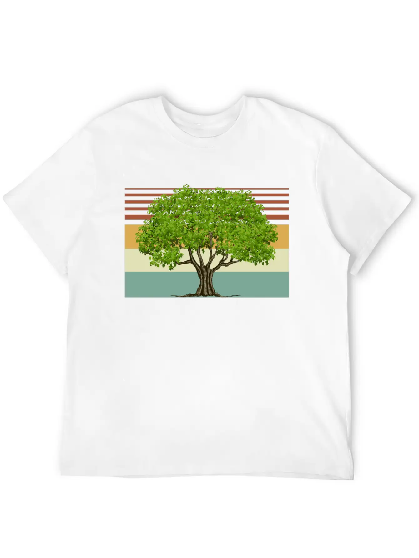 Acorn Tree Matching Lightweight Cotton T-Shirt – Daily Comfort Graphic Shirt