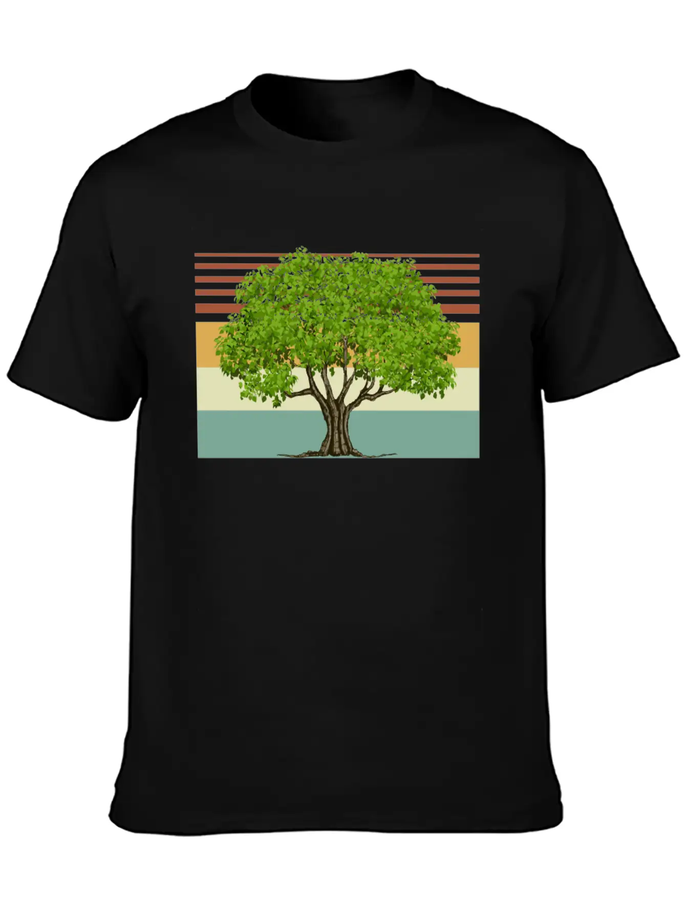 Acorn Tree Matching Lightweight Cotton T-Shirt – Daily Comfort Graphic Shirt