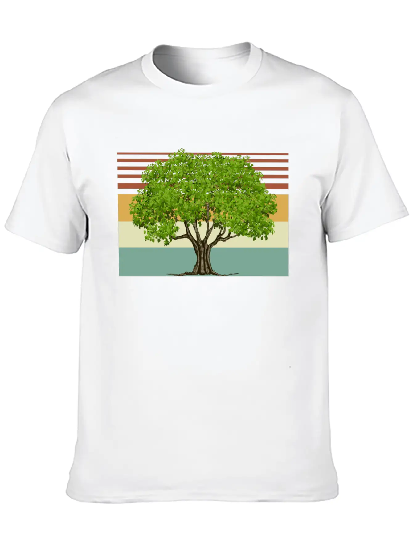 Acorn Tree Matching Lightweight Cotton T-Shirt – Daily Comfort Graphic Shirt