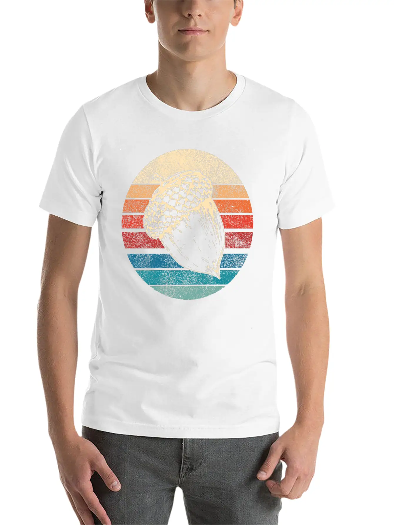 Acorn Unisex Casual T-Shirt – Clean Design For Daily Comfort