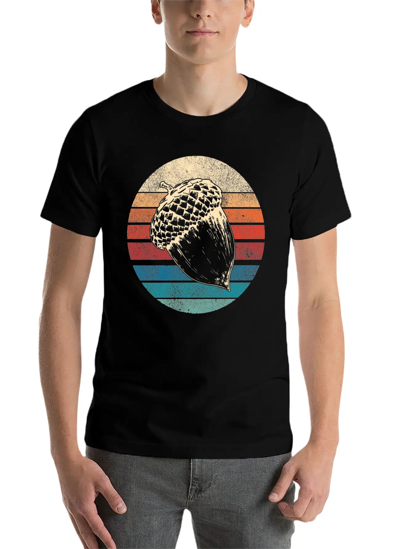 Acorn Unisex Casual T-Shirt – Clean Design For Daily Comfort