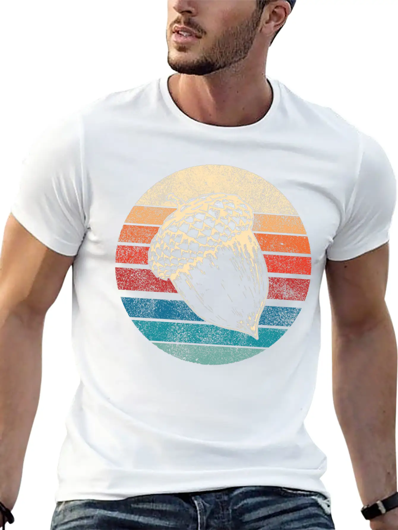 Acorn Unisex Casual T-Shirt – Clean Design For Daily Comfort