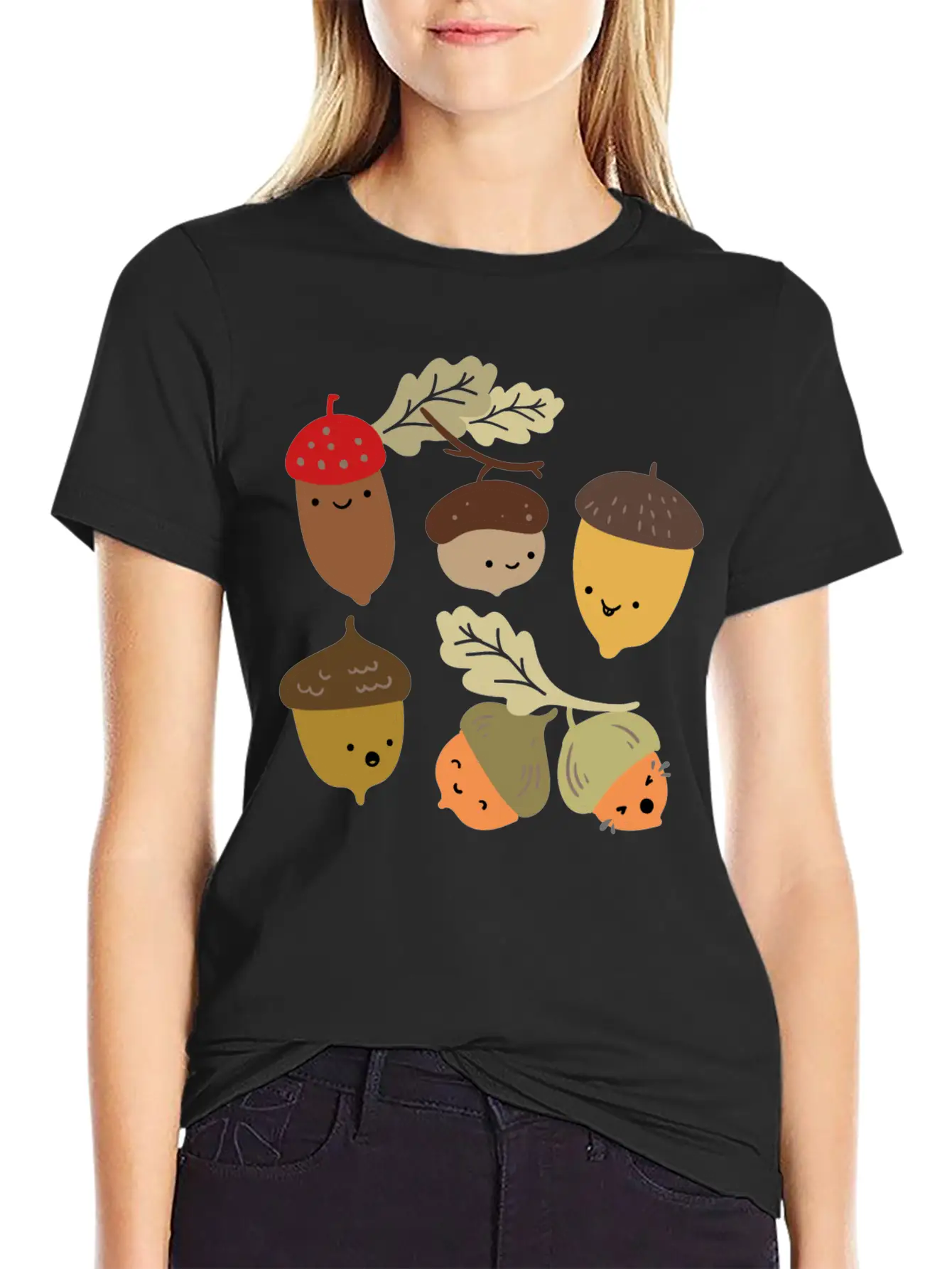 Acorns Basic Graphic T-Shirt – Daily Comfort In Soft Cotton