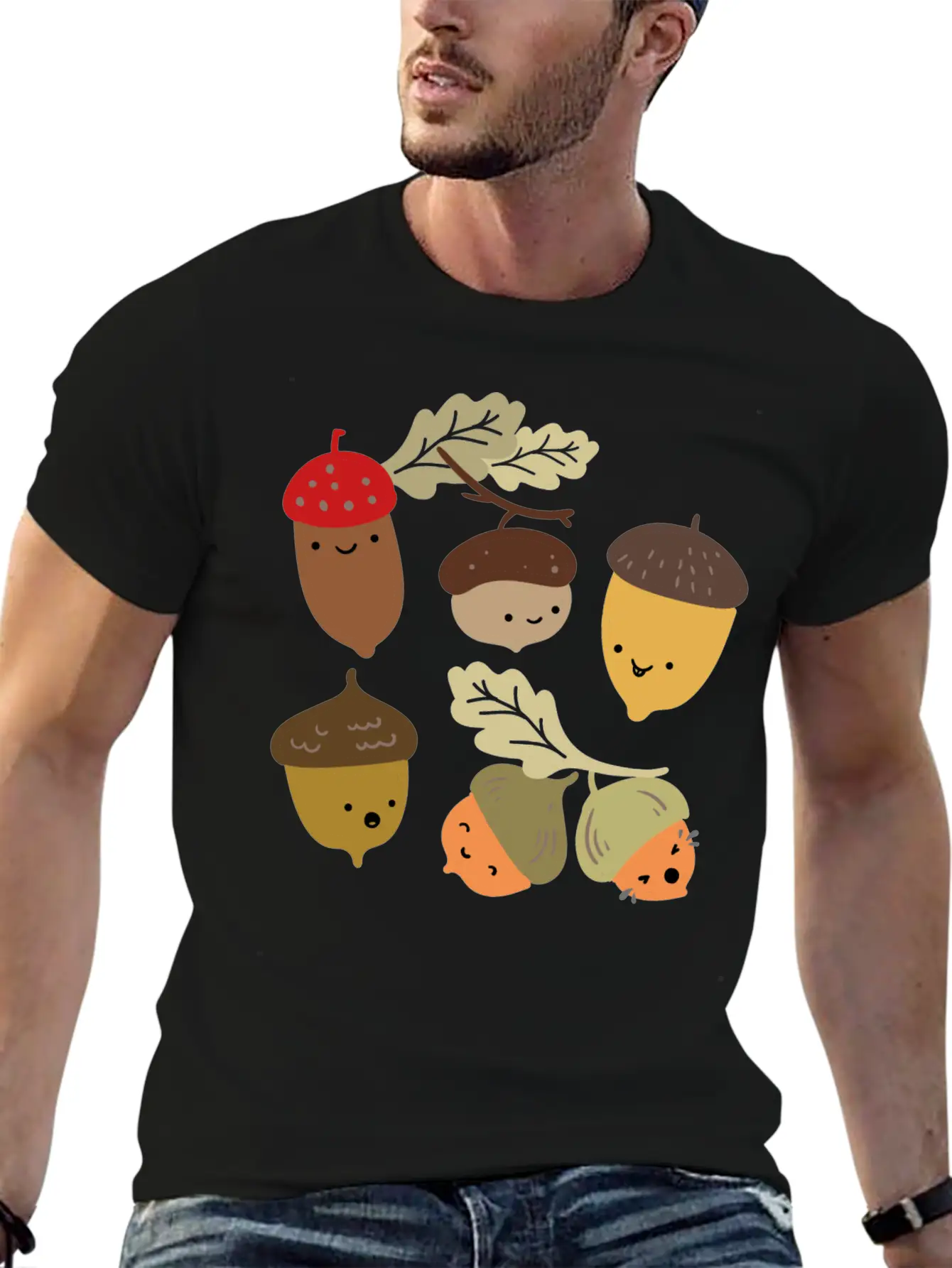 Acorns Basic Graphic T-Shirt – Daily Comfort In Soft Cotton