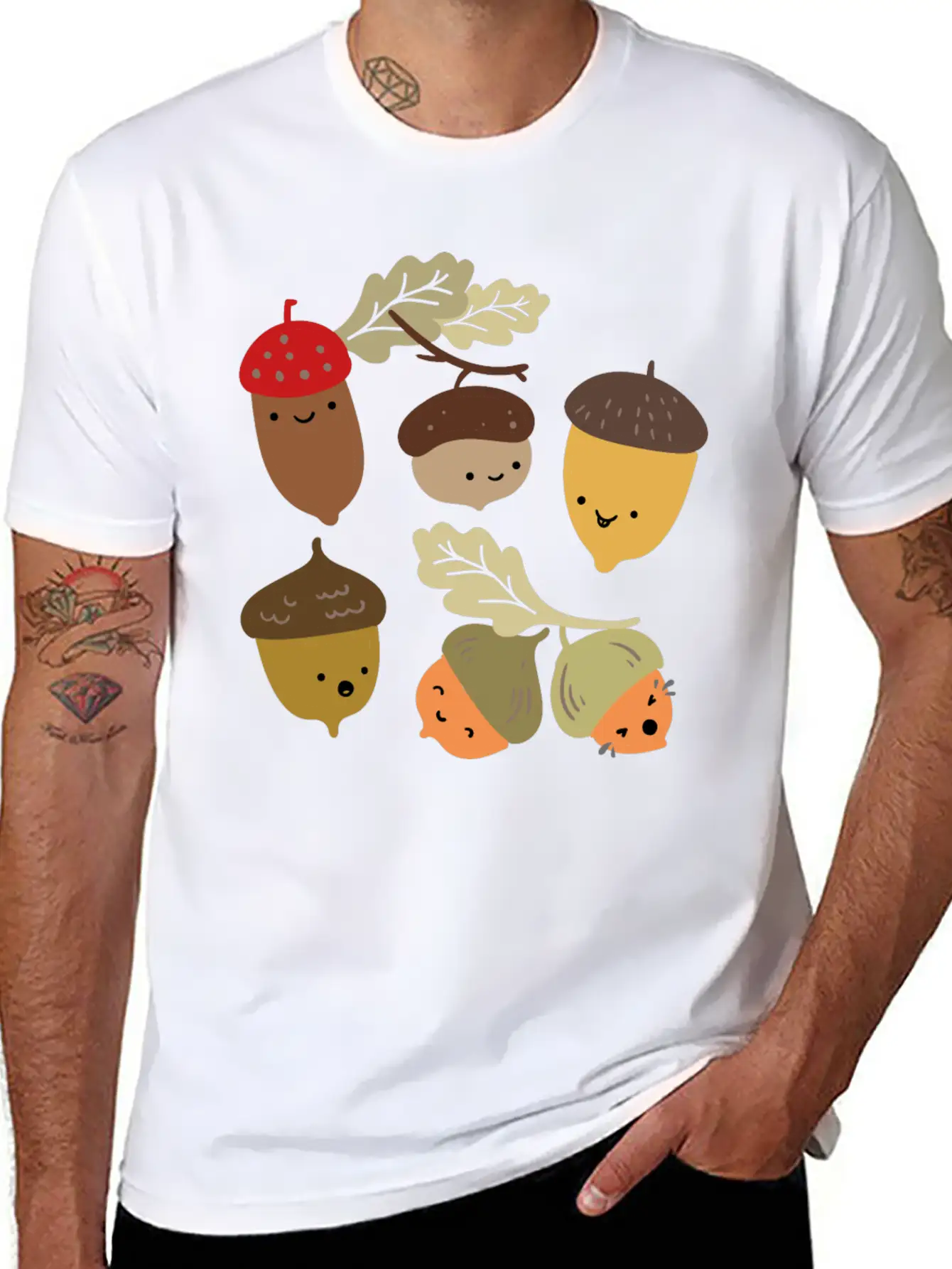 Acorns Basic Graphic T-Shirt – Daily Comfort In Soft Cotton