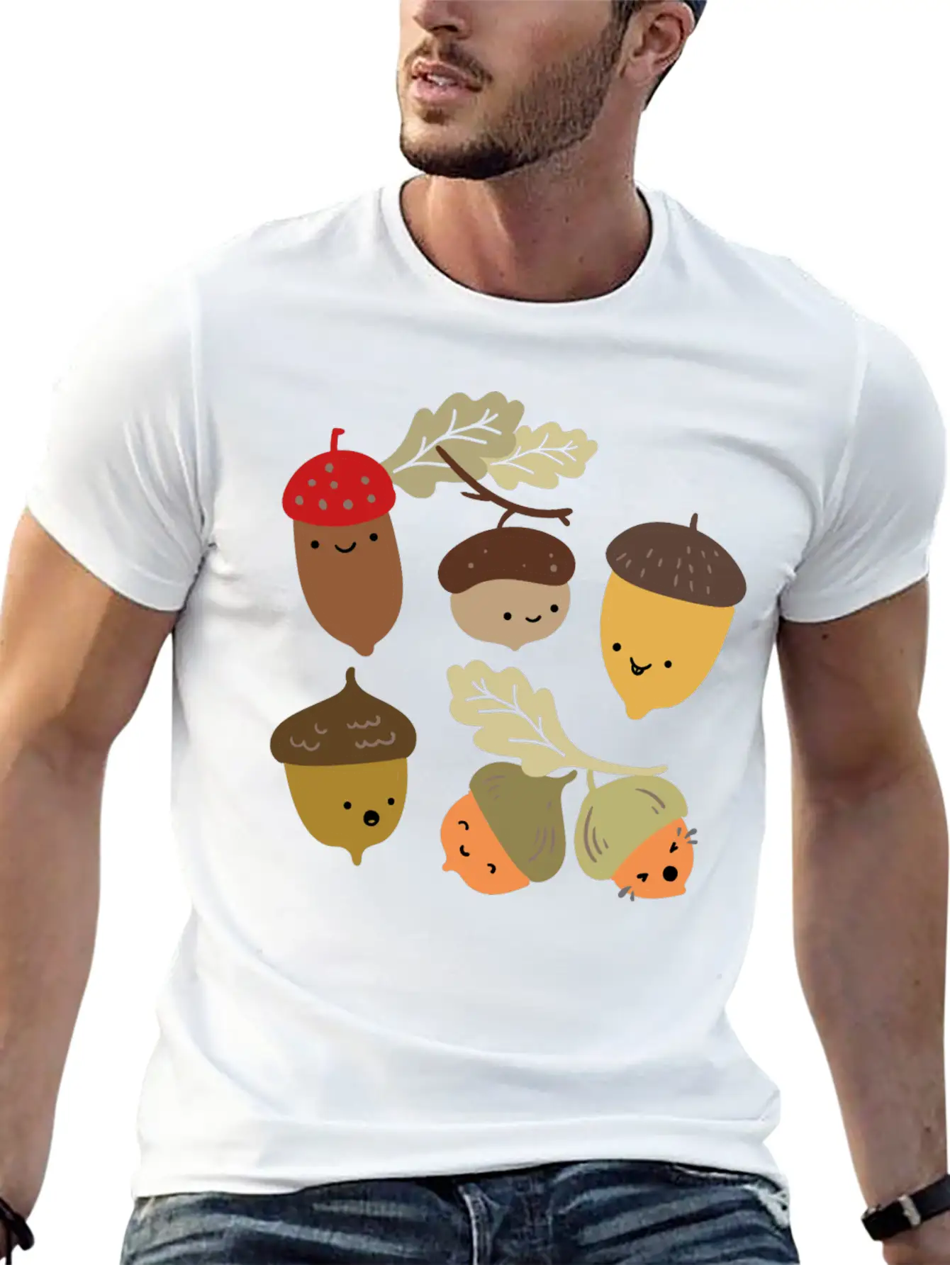 Acorns Basic Graphic T-Shirt – Daily Comfort In Soft Cotton