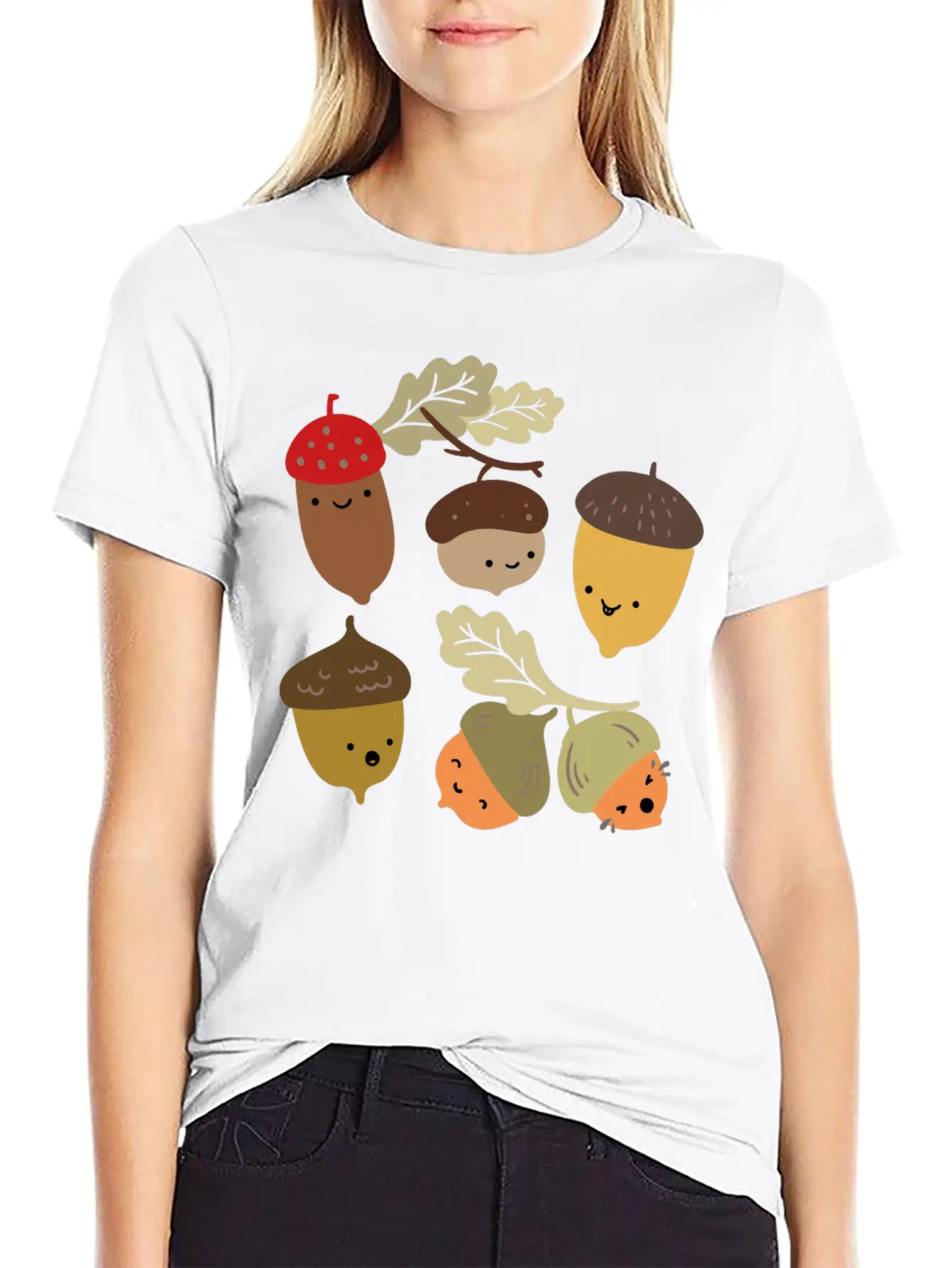 Acorns Basic Graphic T-Shirt – Daily Comfort In Soft Cotton