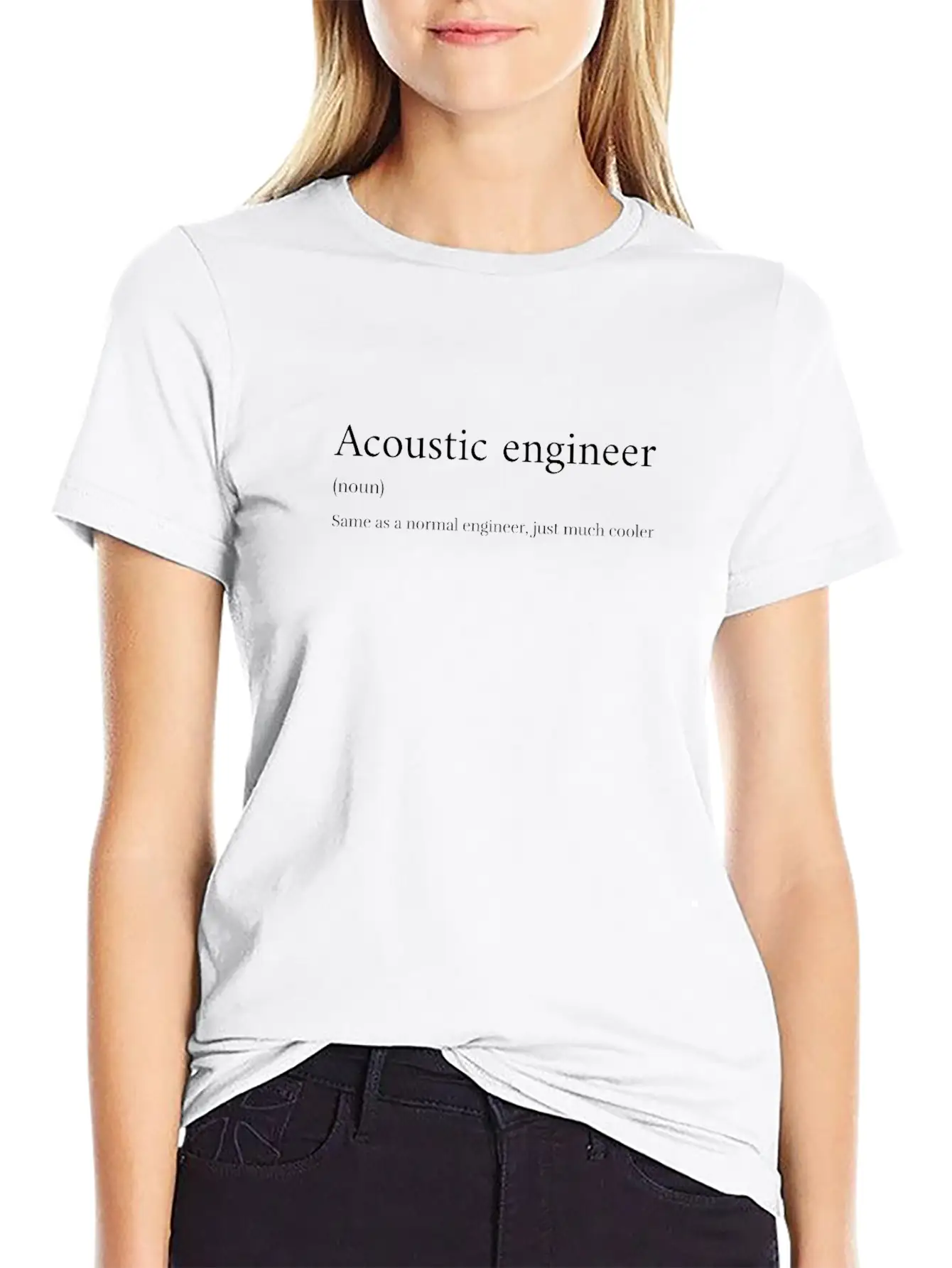 Acoustic Engineer Lightweight Cotton T-Shirt – Daily Comfort Graphic Shirt