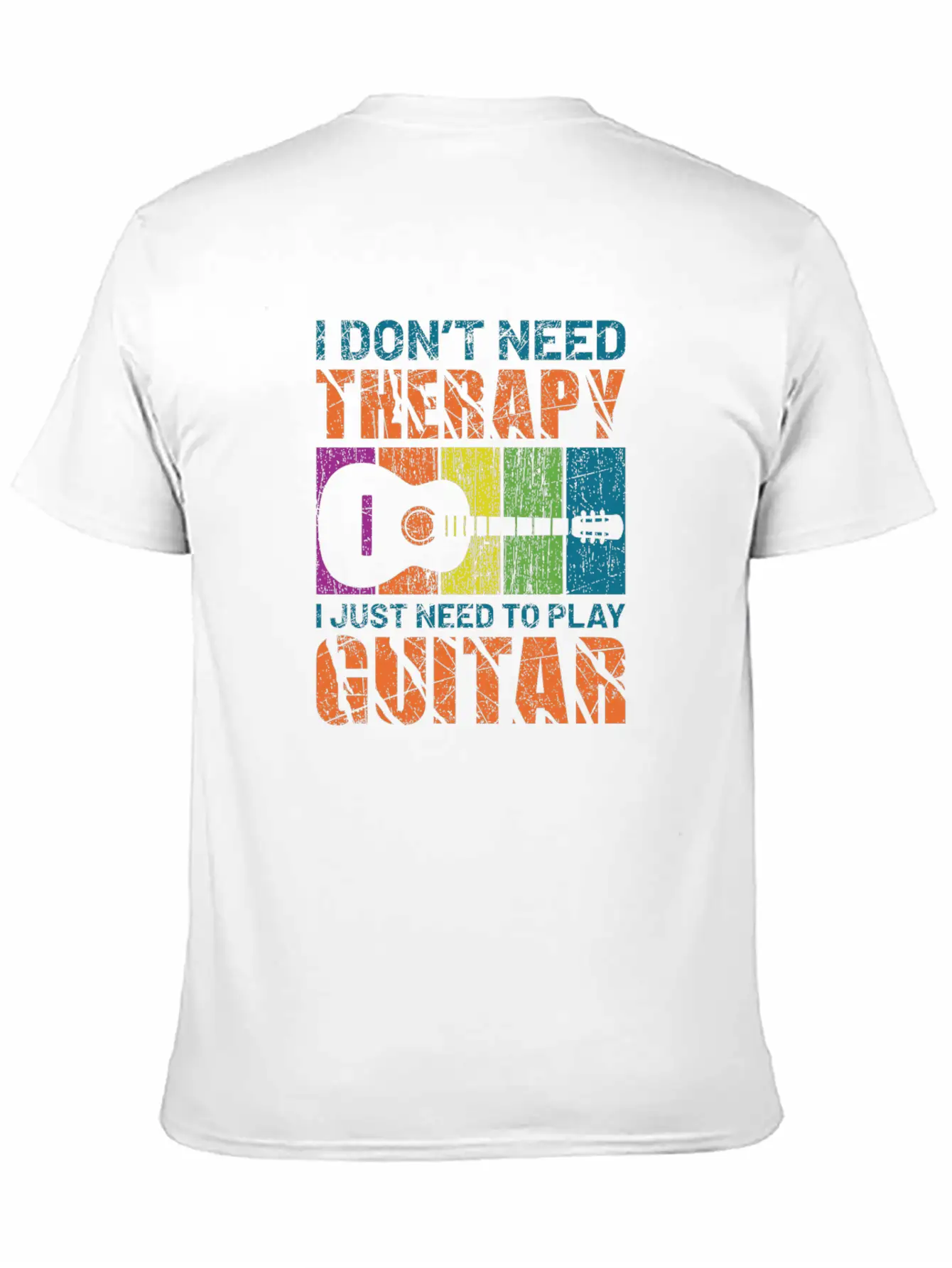 Acoustic Guitar Playing Modern Fit Casual T-Shirt – Clean And Versatile Design