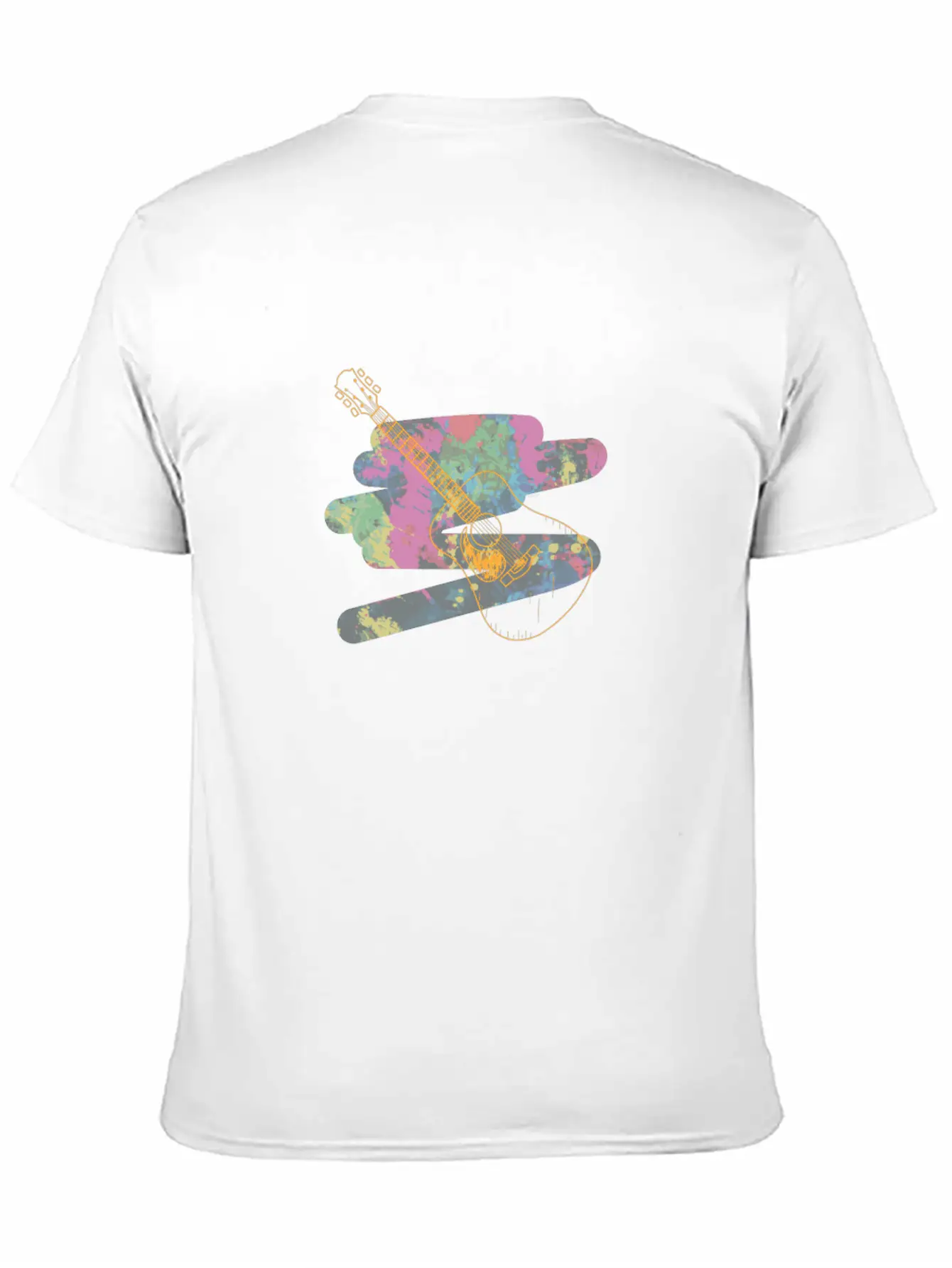 Acoustic Guitar Relaxed Everyday Tee – Lightweight And Durable Cotton