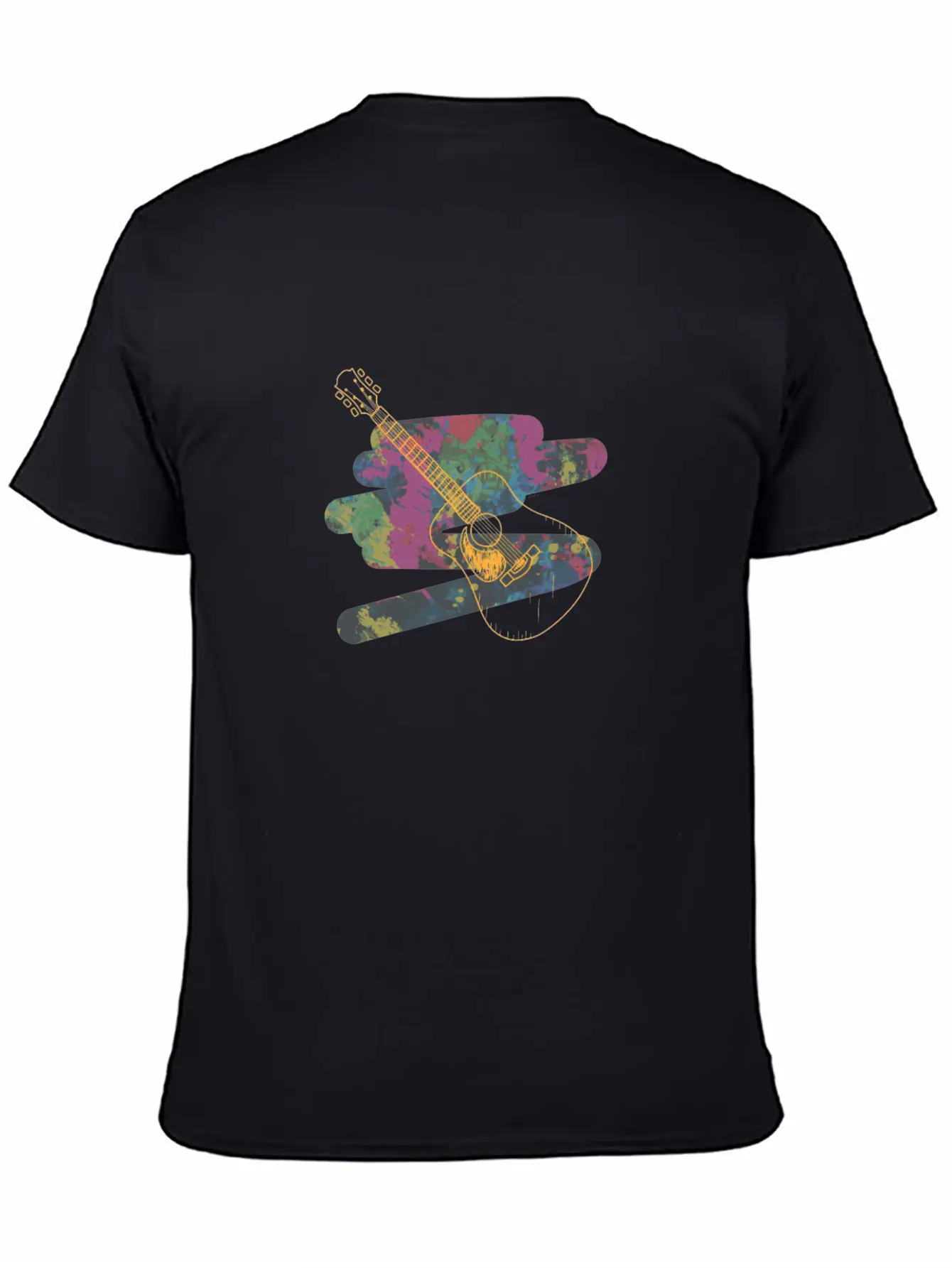 Acoustic Guitar Relaxed Everyday Tee – Lightweight And Durable Cotton