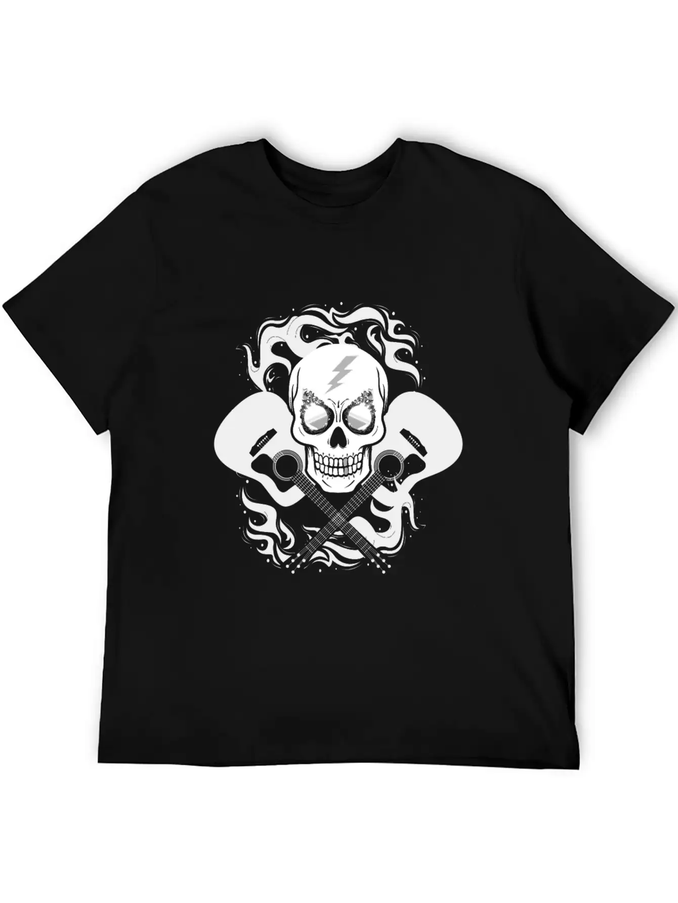 Acoustic Guitar Unisex Casual T-Shirt ��� Clean Design For Daily Comfort