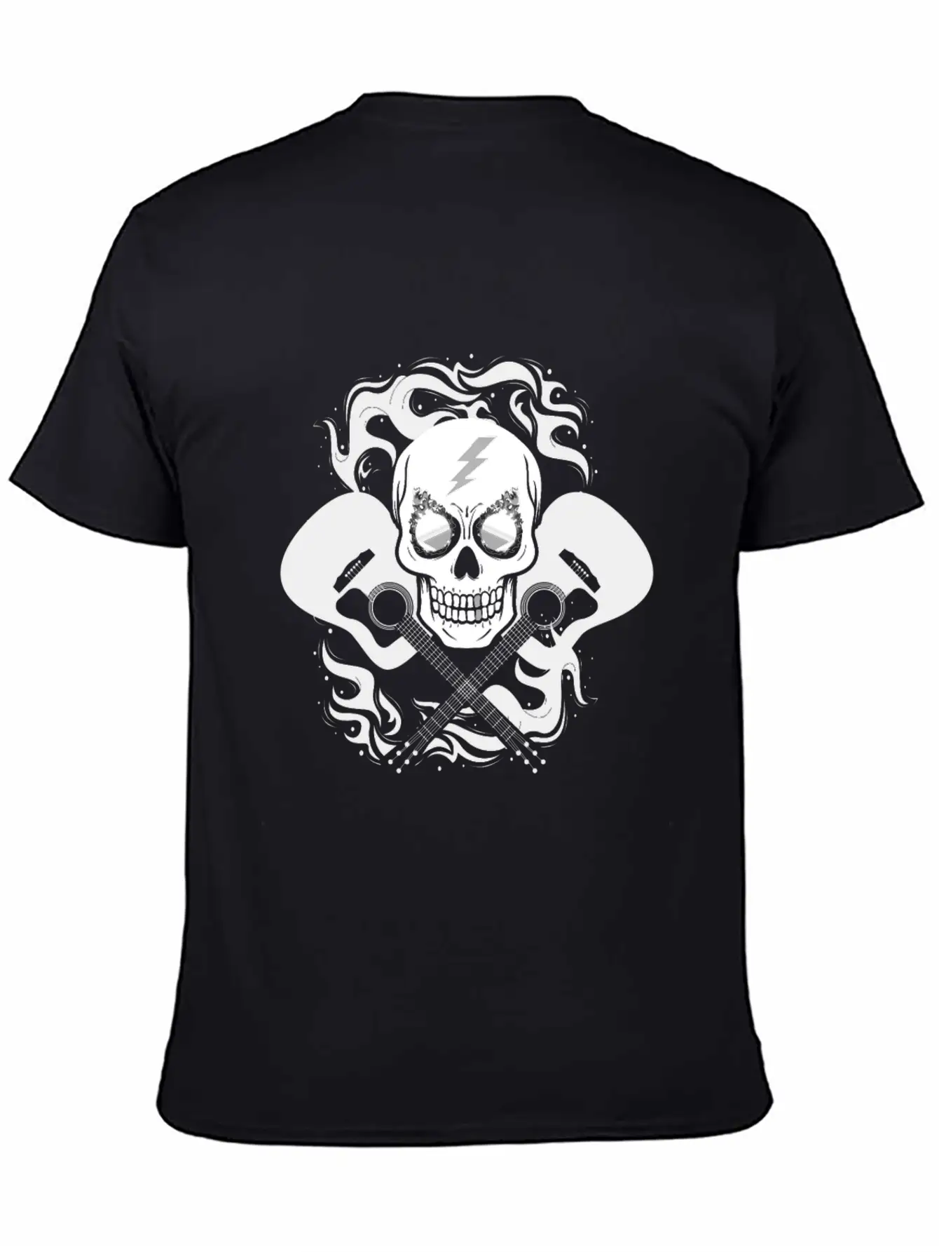 Acoustic Guitar Unisex Casual T-Shirt ��� Clean Design For Daily Comfort