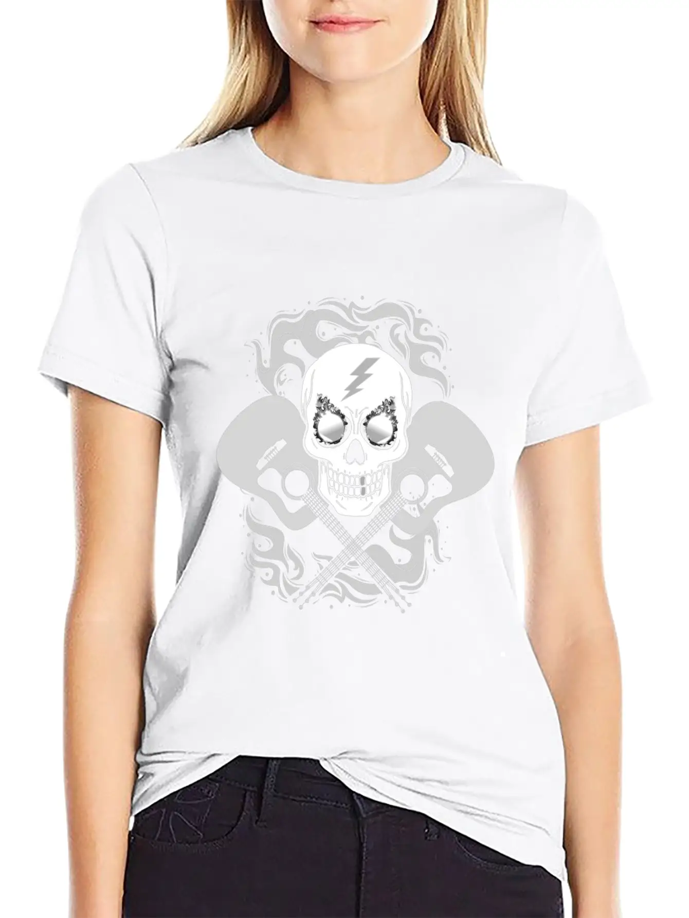 Acoustic Guitar Unisex Casual T-Shirt ��� Clean Design For Daily Comfort