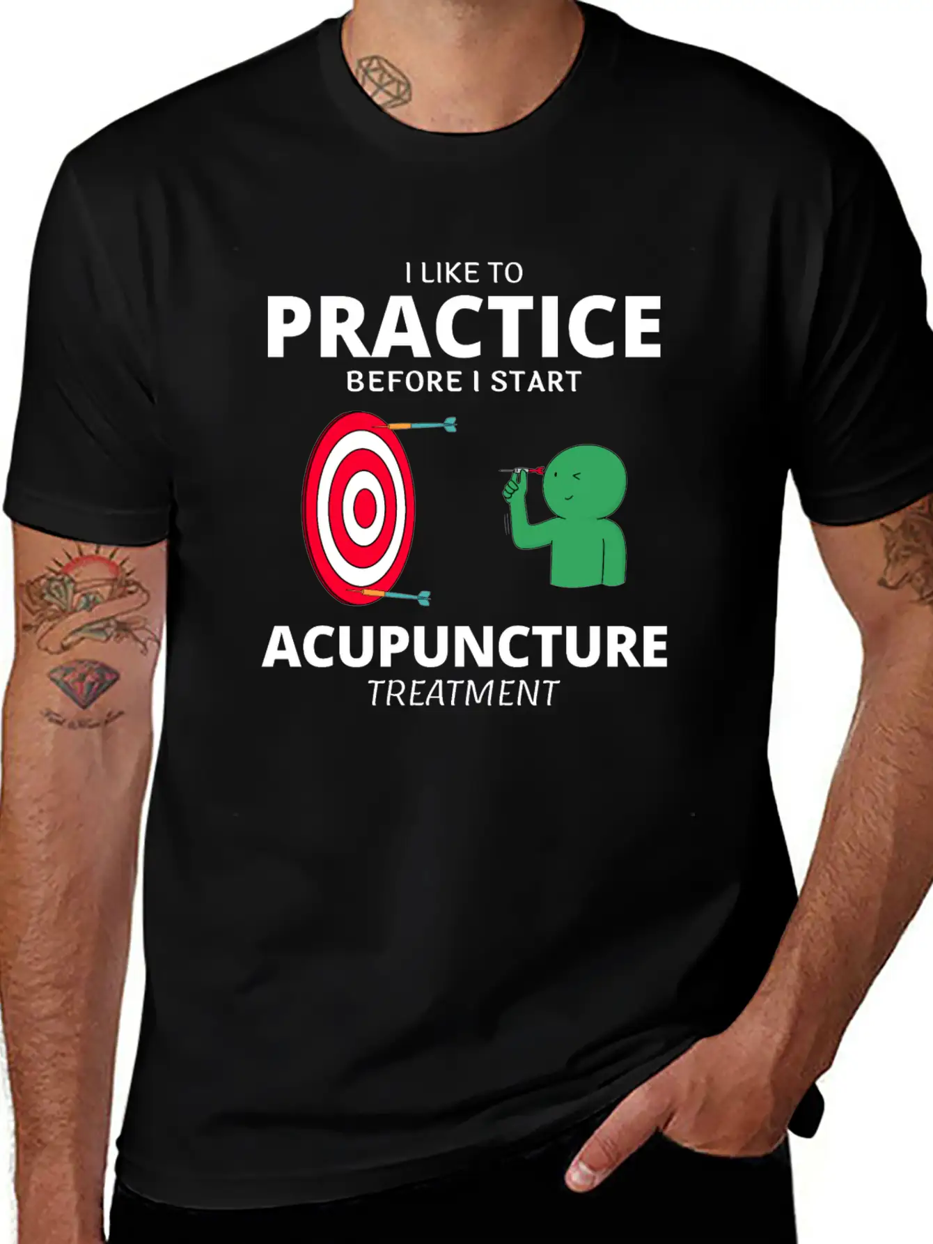 Acupuncture Acupuncturist Chinese Medicine Funny Classic Fit Graphic Tee For Daily Comfort – Unisex Cotton Shirt