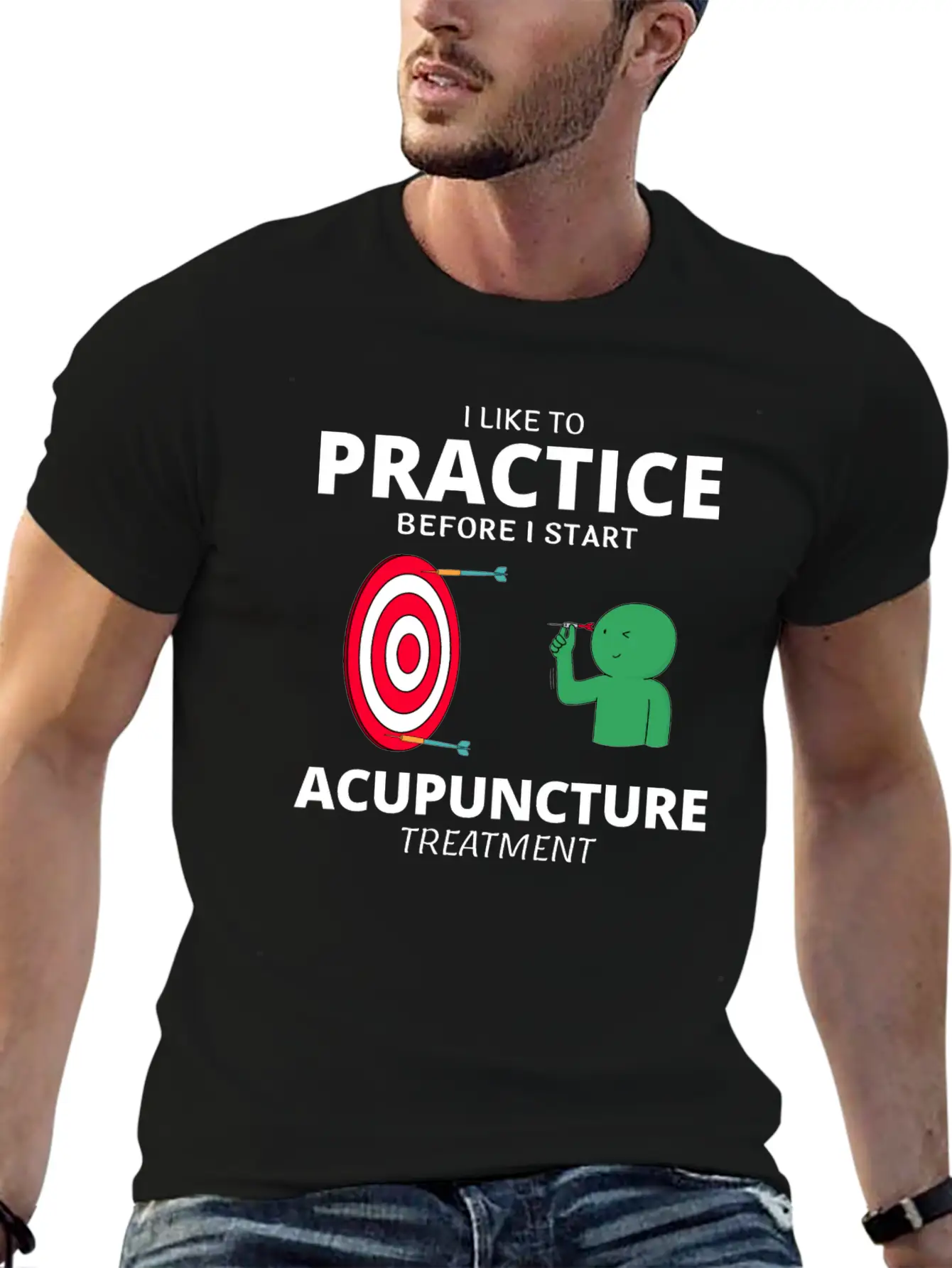 Acupuncture Acupuncturist Chinese Medicine Funny Classic Fit Graphic Tee For Daily Comfort – Unisex Cotton Shirt