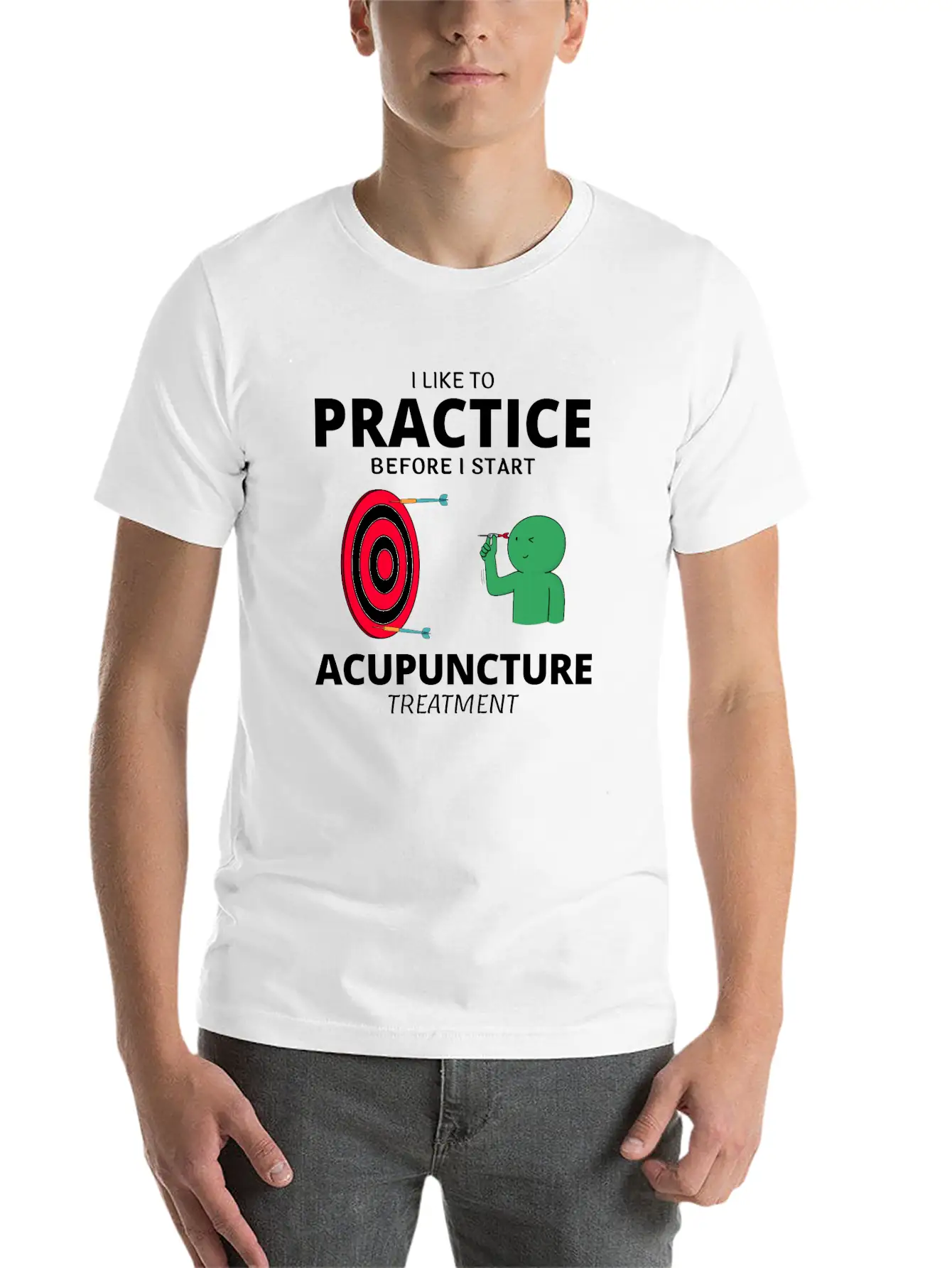 Acupuncture Acupuncturist Chinese Medicine Funny Classic Fit Graphic Tee For Daily Comfort – Unisex Cotton Shirt