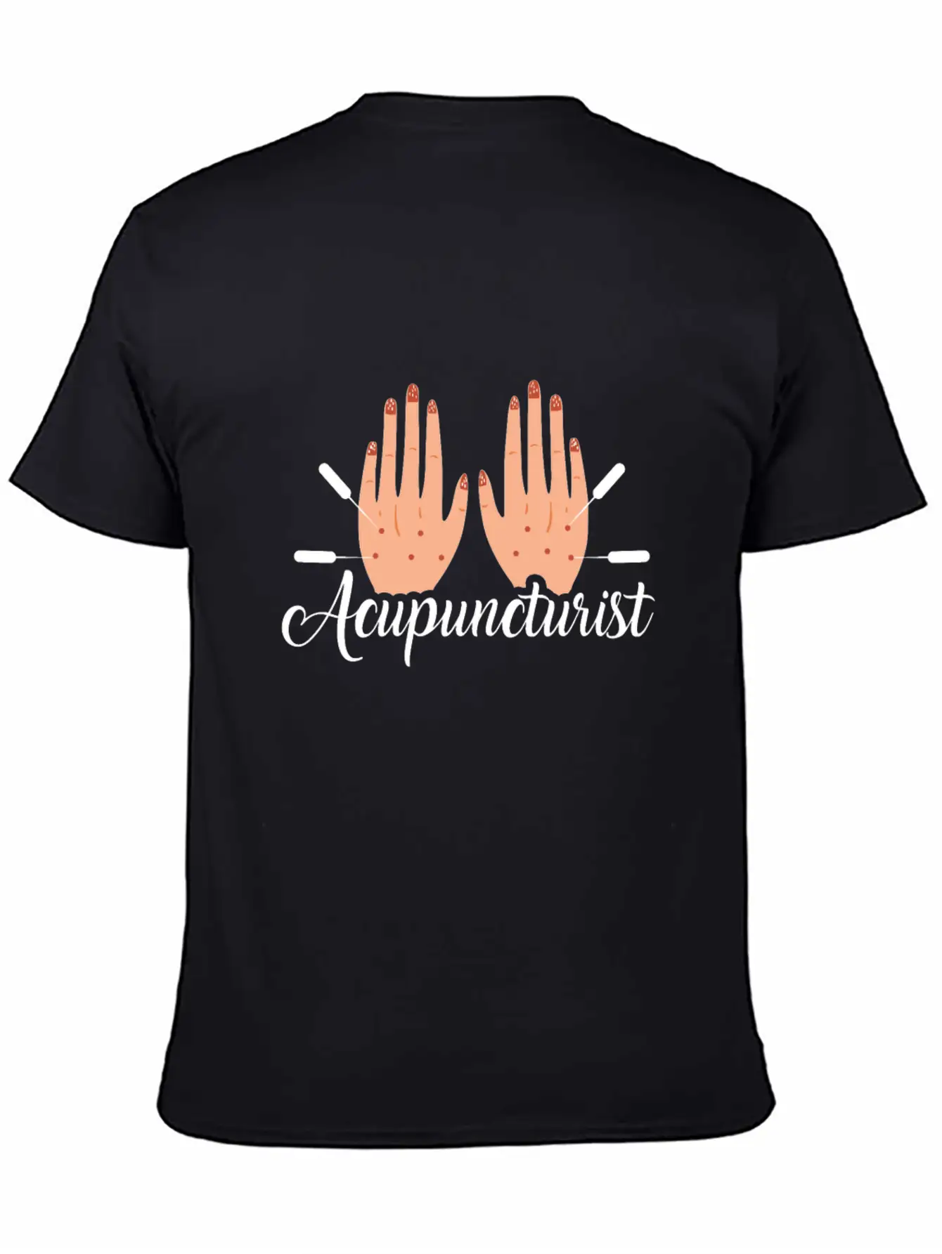 Acupuncture Learned Funny Acupuncturist Graphic Modern Fit Casual T-Shirt – Clean And Versatile Design