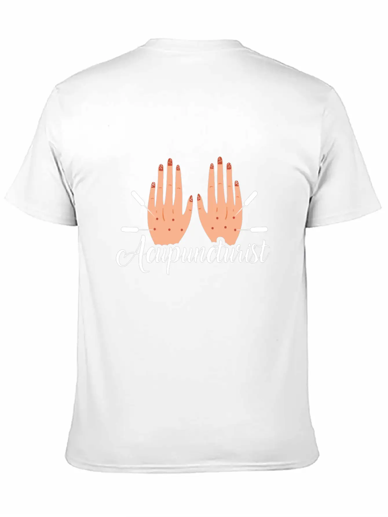 Acupuncture Learned Funny Acupuncturist Graphic Modern Fit Casual T-Shirt – Clean And Versatile Design