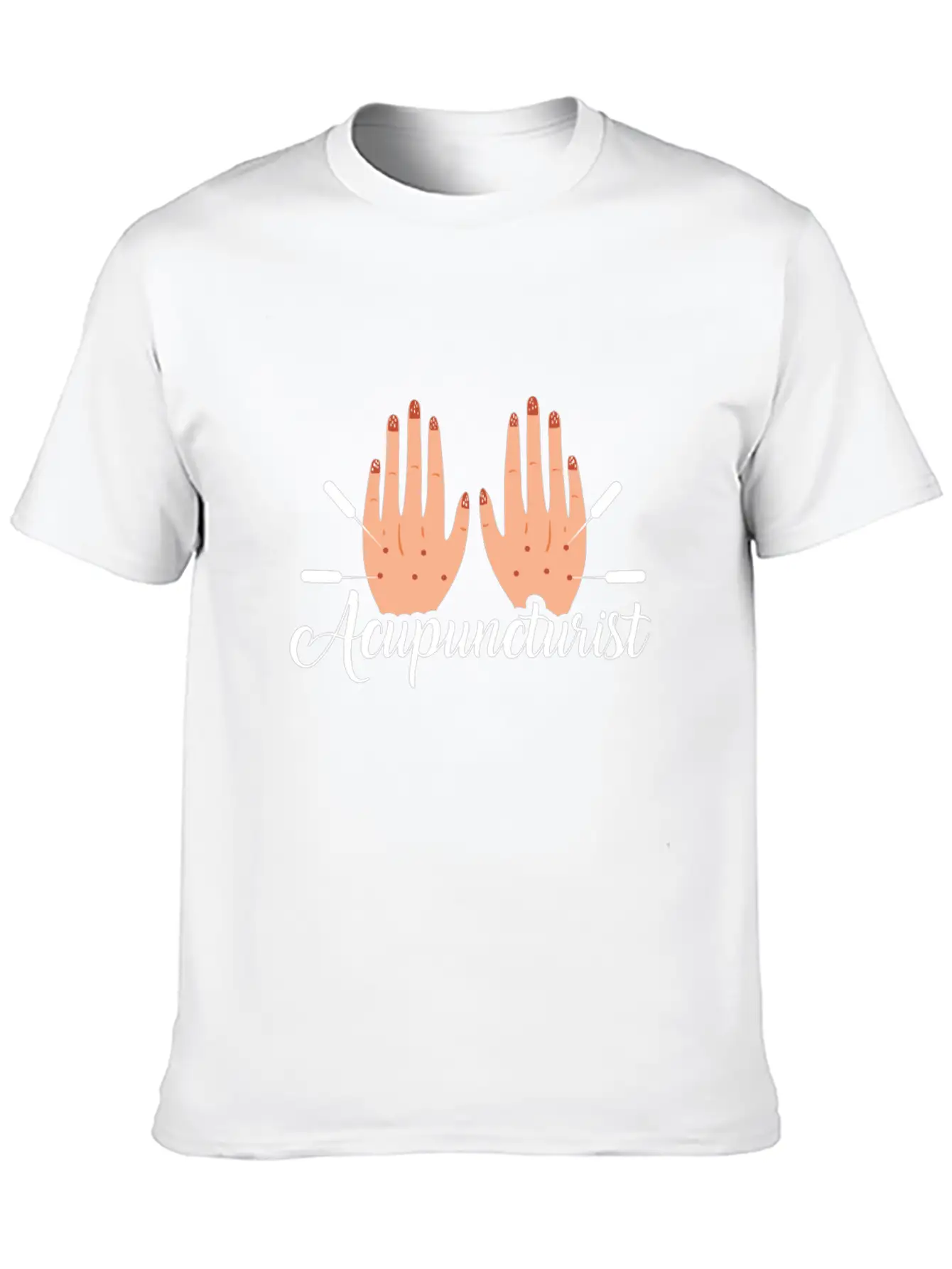 Acupuncture Learned Funny Acupuncturist Graphic Modern Fit Casual T-Shirt – Clean And Versatile Design