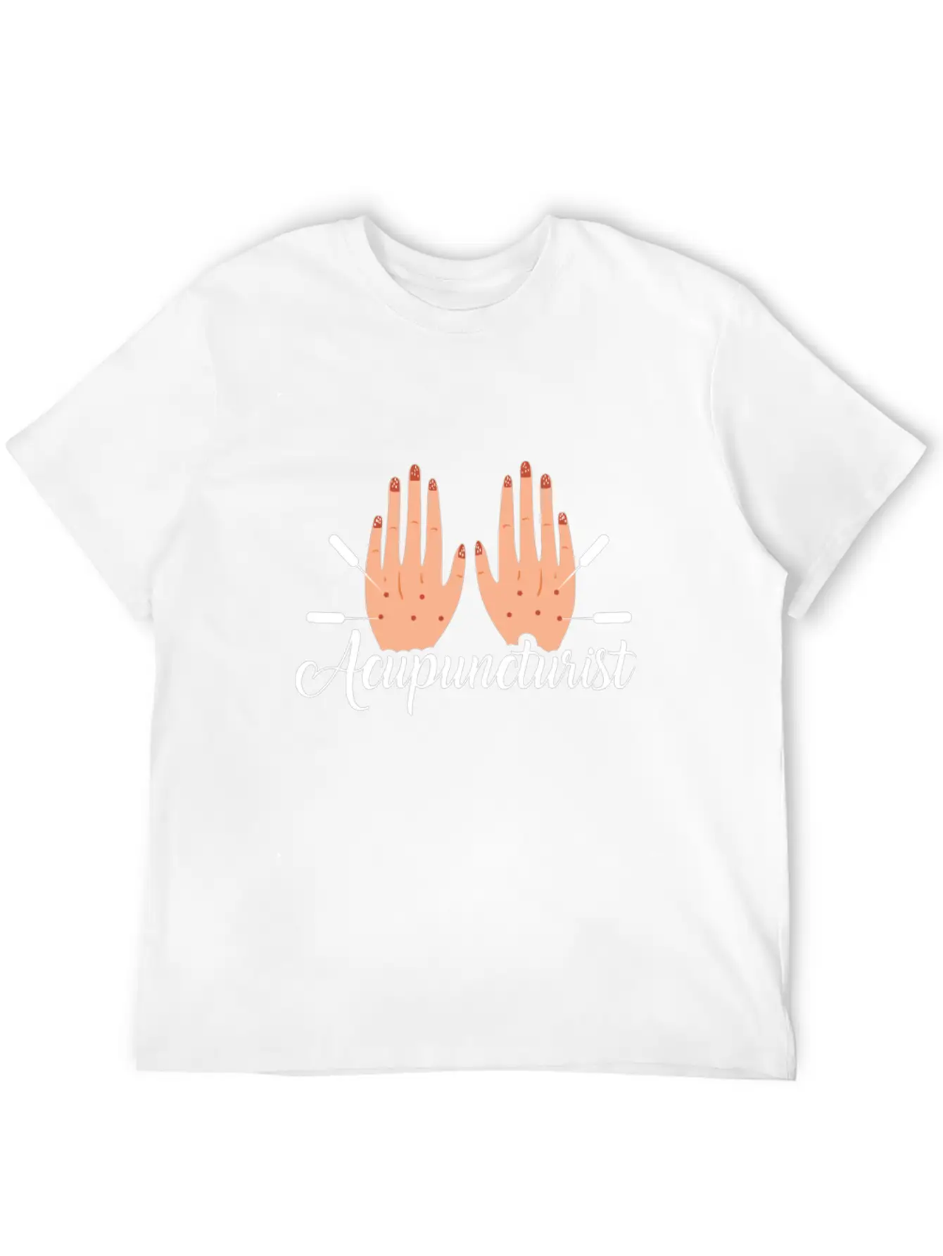 Acupuncture Learned Funny Acupuncturist Graphic Modern Fit Casual T-Shirt – Clean And Versatile Design