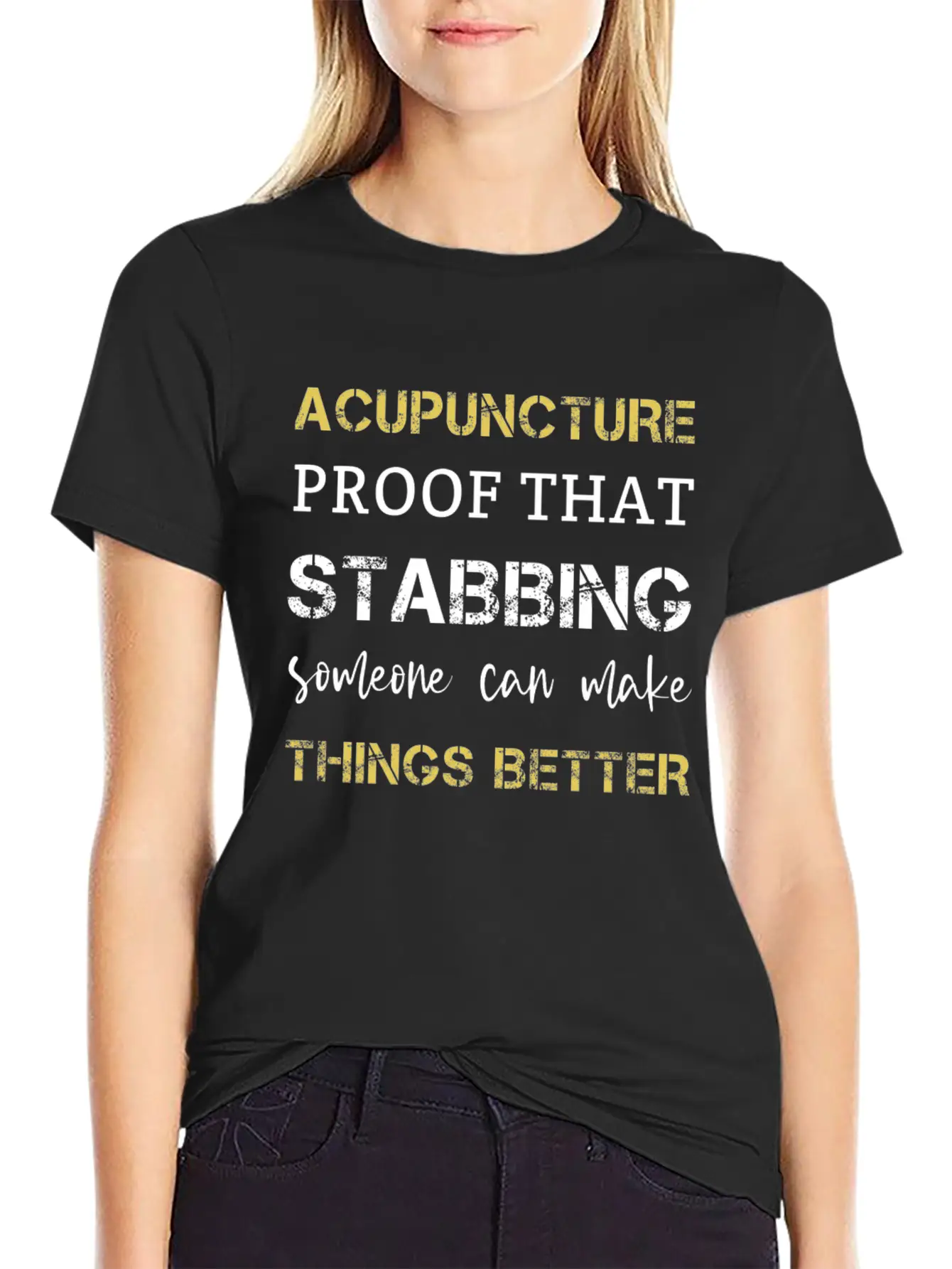 Acupuncturist Lightweight Cotton T-Shirt – Daily Comfort Graphic Shirt