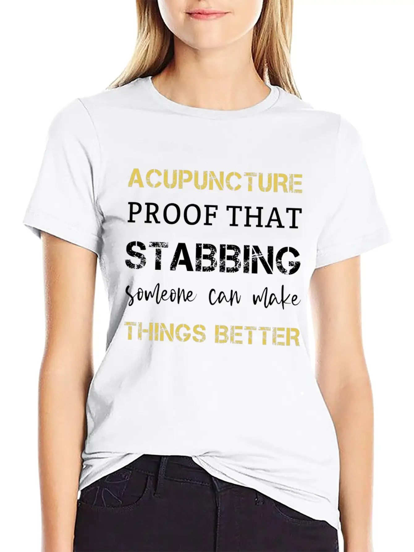 Acupuncturist Lightweight Cotton T-Shirt – Daily Comfort Graphic Shirt
