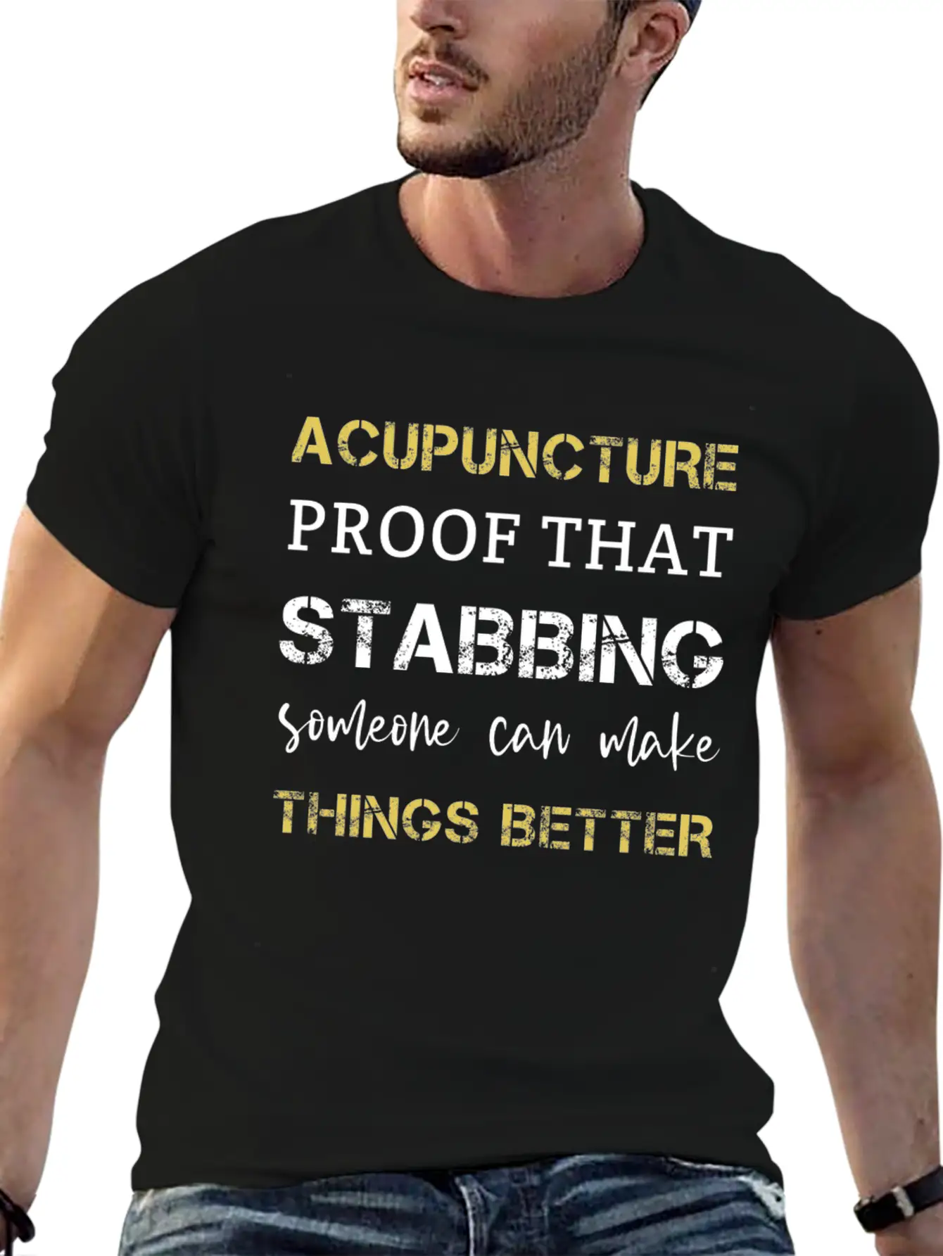 Acupuncturist Lightweight Cotton T-Shirt – Daily Comfort Graphic Shirt