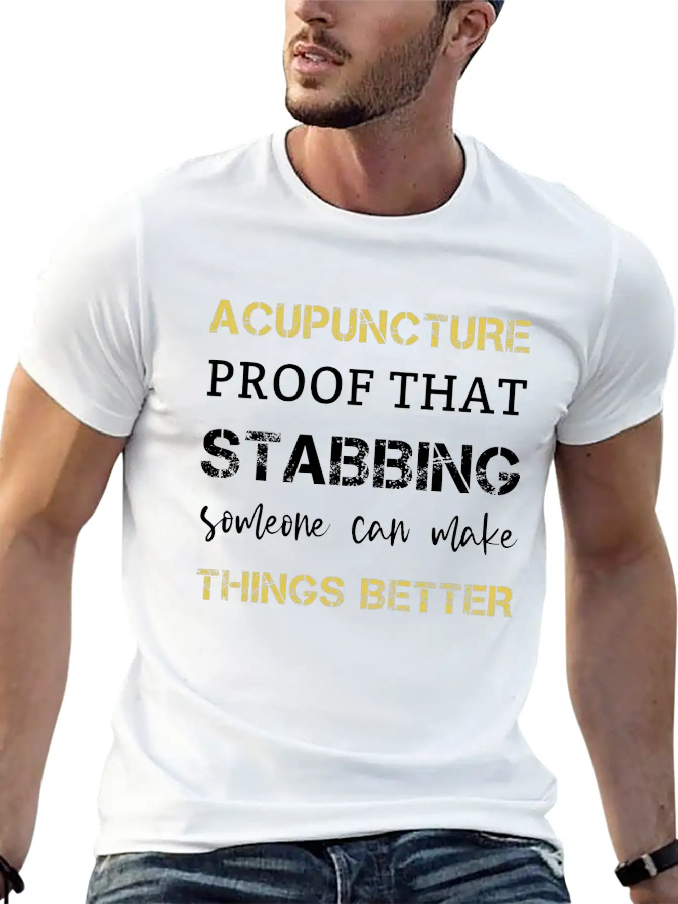 Acupuncturist Lightweight Cotton T-Shirt – Daily Comfort Graphic Shirt