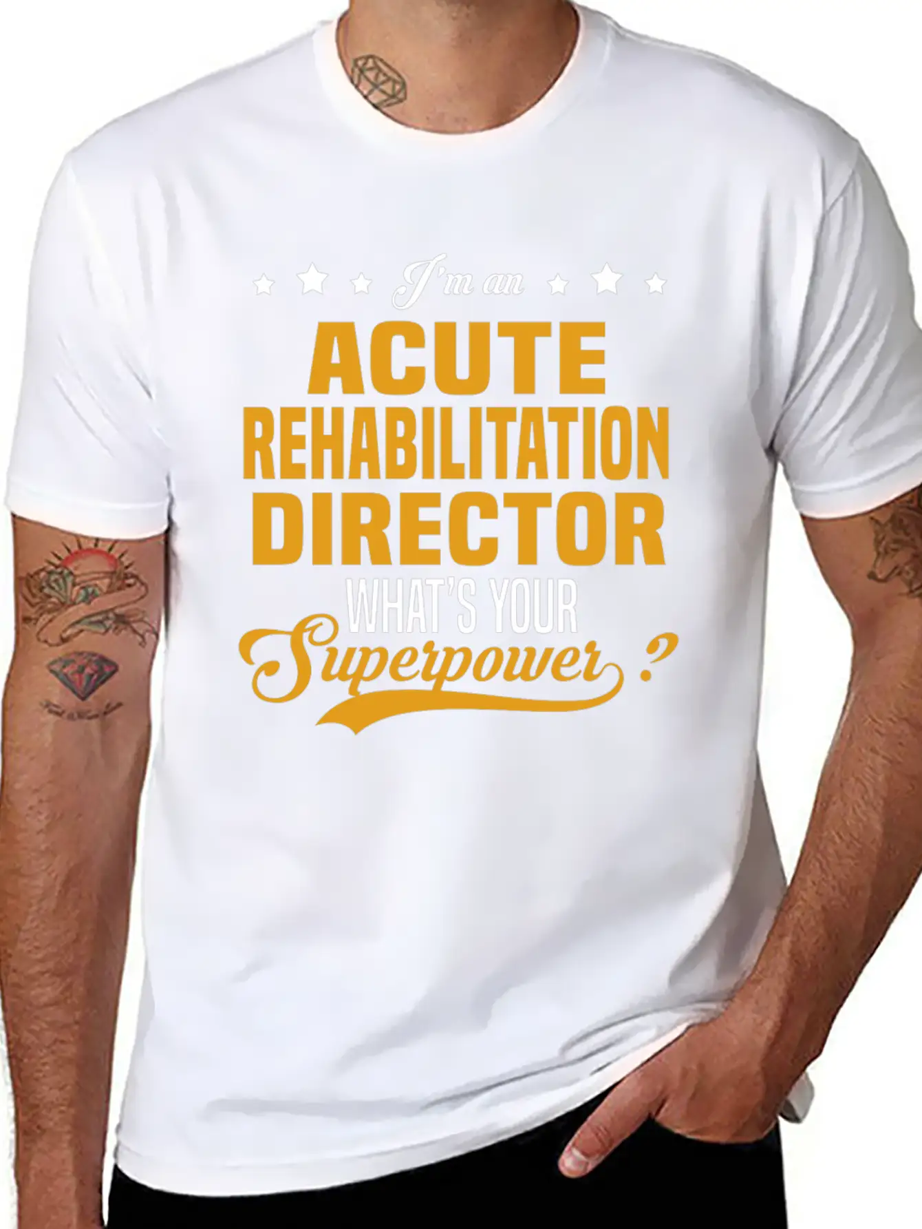 Acute Rehabilitation Director Classic Fit Graphic Tee For Daily Comfort – Unisex Cotton Shirt