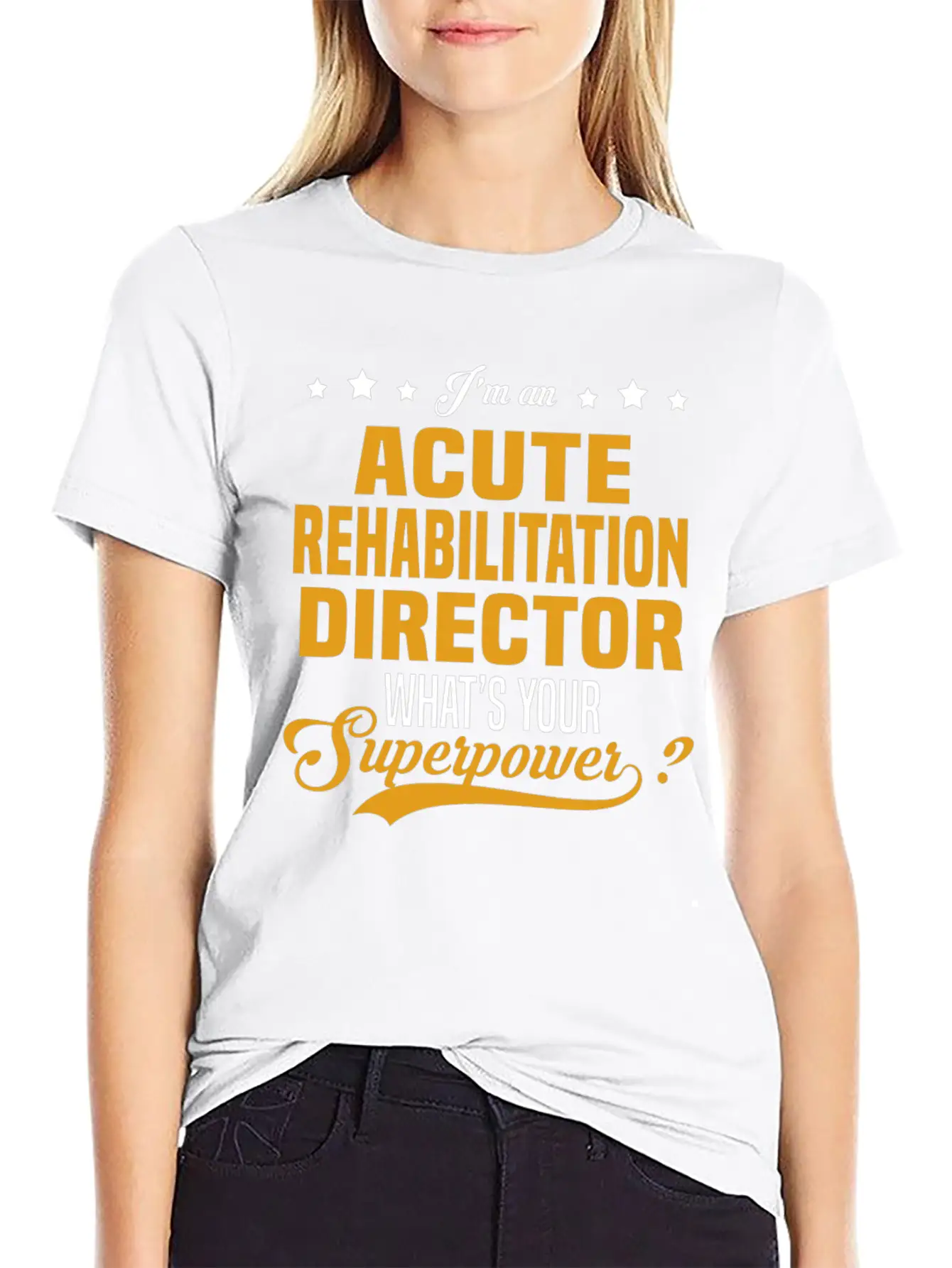 Acute Rehabilitation Director Classic Fit Graphic Tee For Daily Comfort – Unisex Cotton Shirt