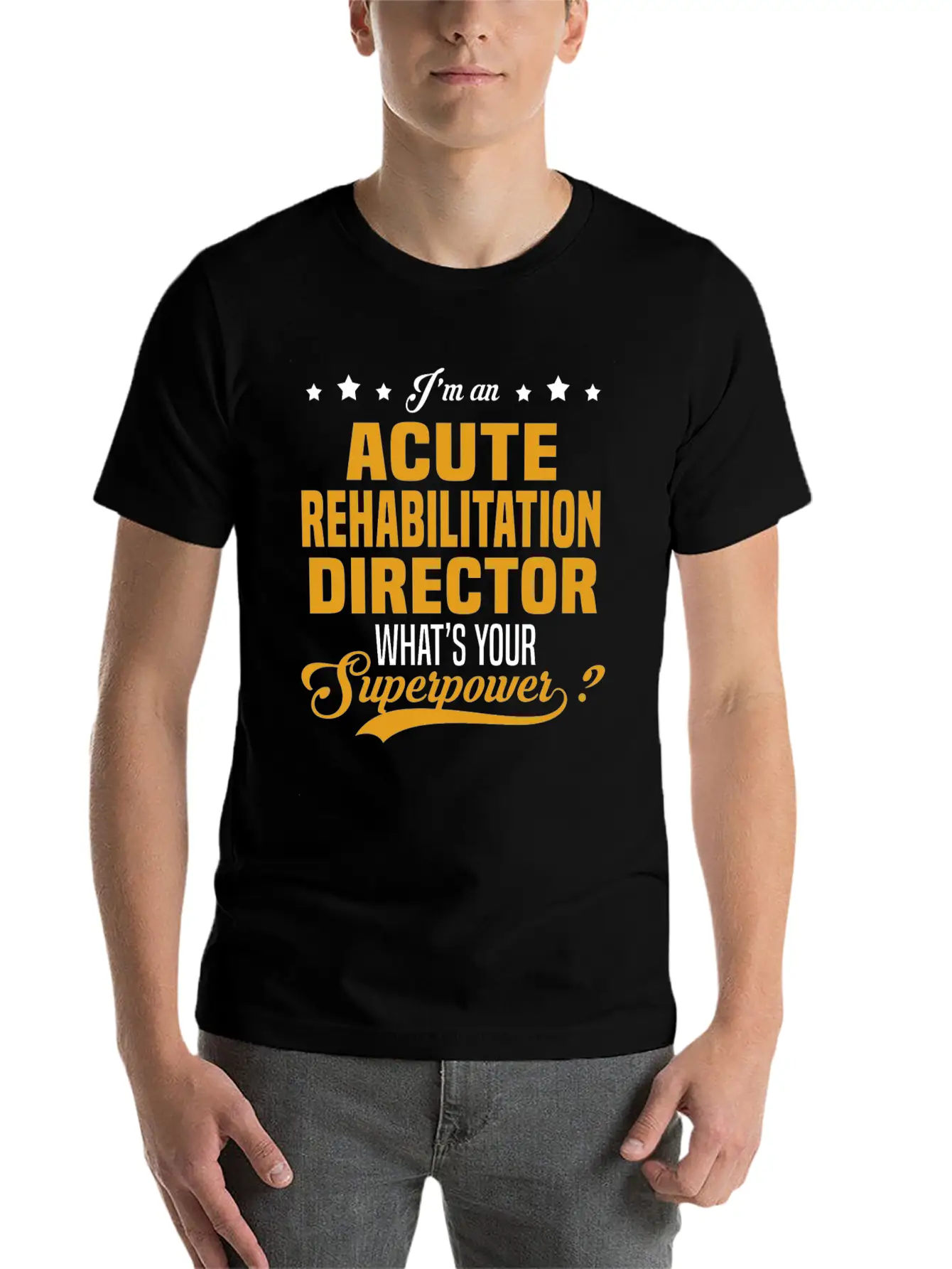 Acute Rehabilitation Director Classic Fit Graphic Tee For Daily Comfort – Unisex Cotton Shirt