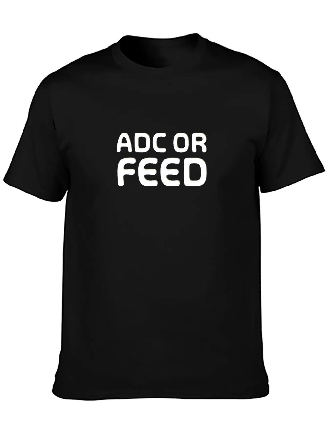 ADC Or Feed - Merch Of Legends Lightweight Cotton T-Shirt – Daily Comfort Graphic Shirt