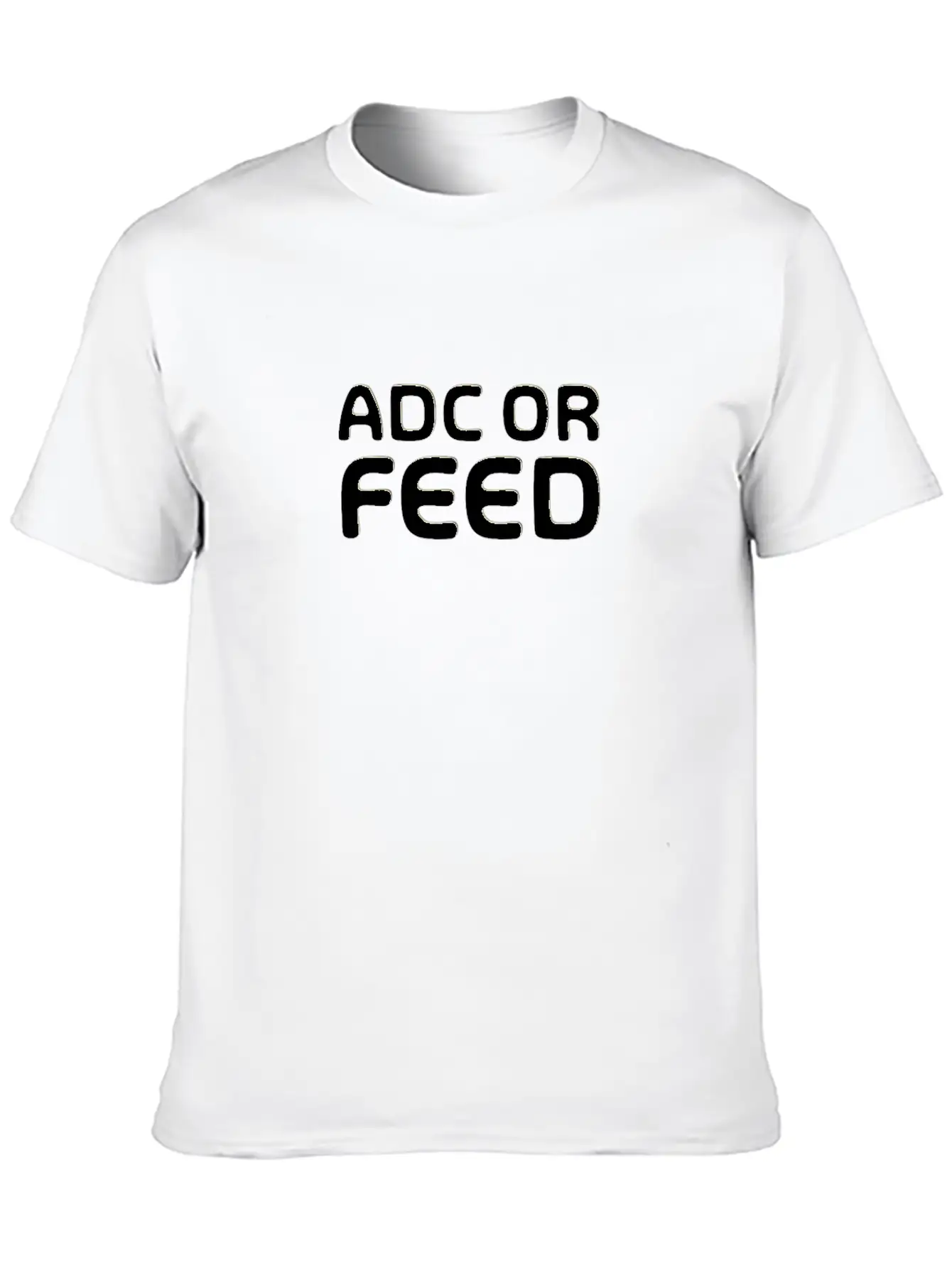 ADC Or Feed - Merch Of Legends Lightweight Cotton T-Shirt – Daily Comfort Graphic Shirt