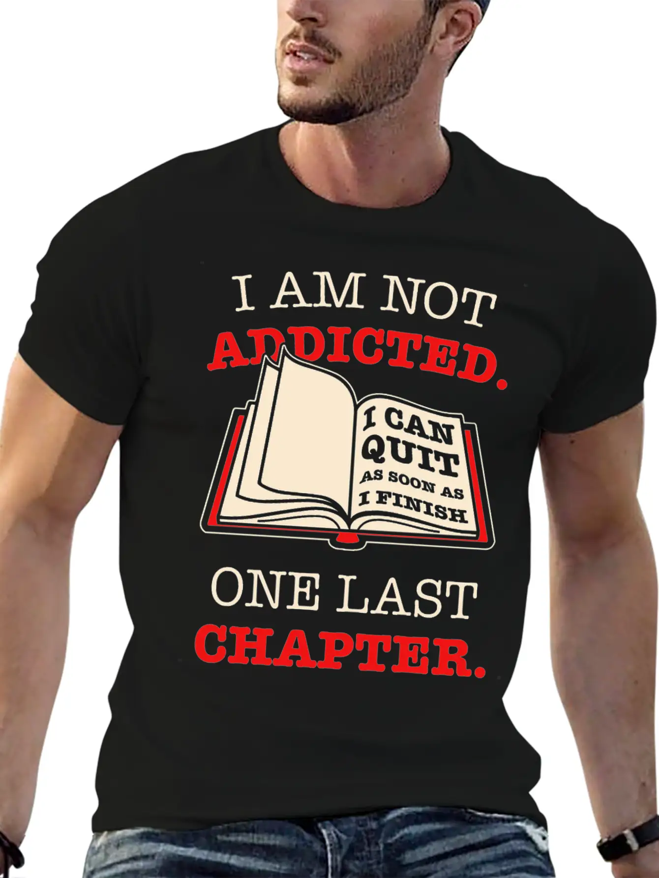 Addicted To Reading Soft Cotton Short Sleeve Tee – Unisex Wardrobe Staple