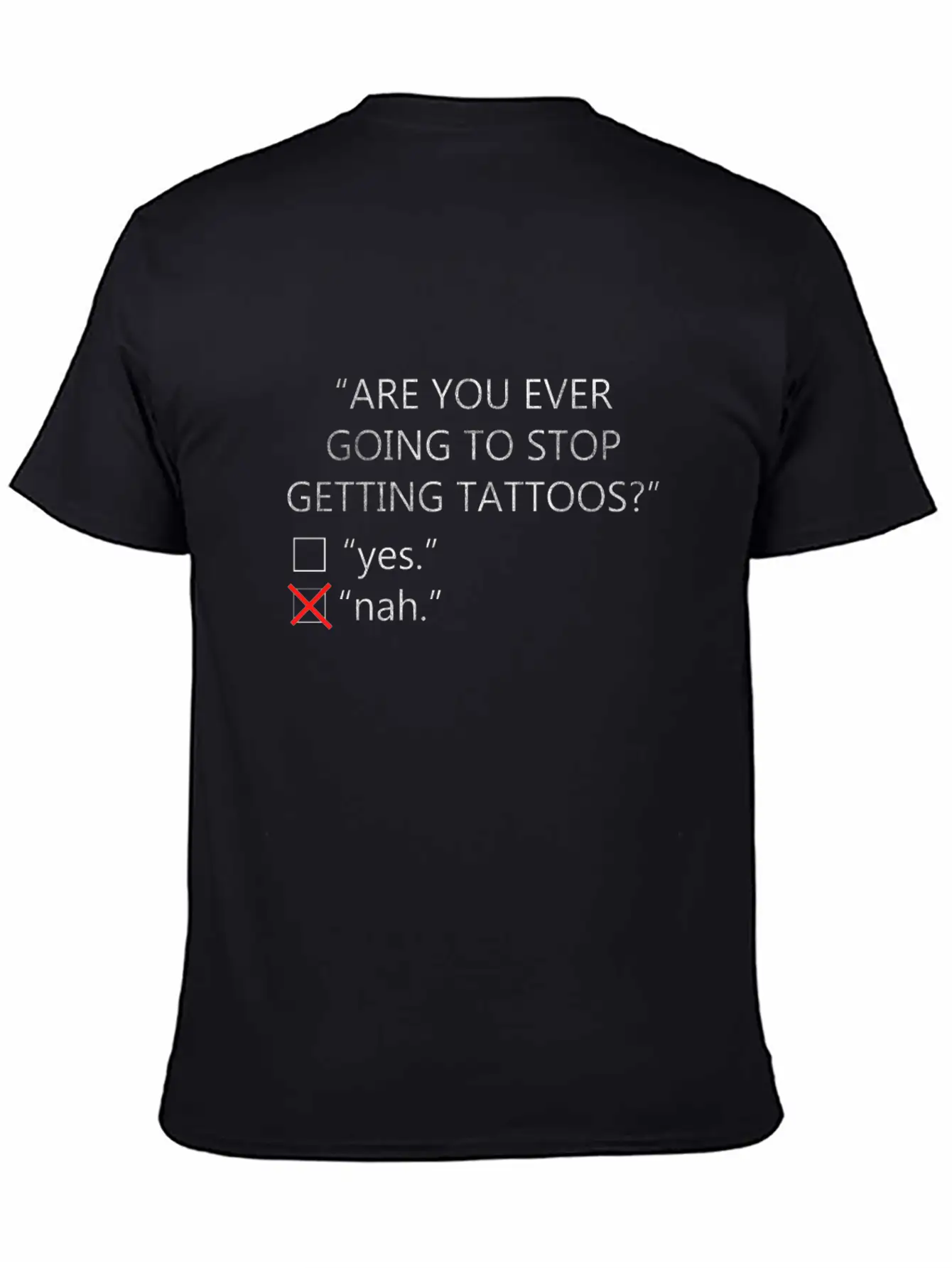 Addicted To Tattoos | Tattoo Artist Gift Relaxed Everyday Tee – Lightweight And Durable Cotton