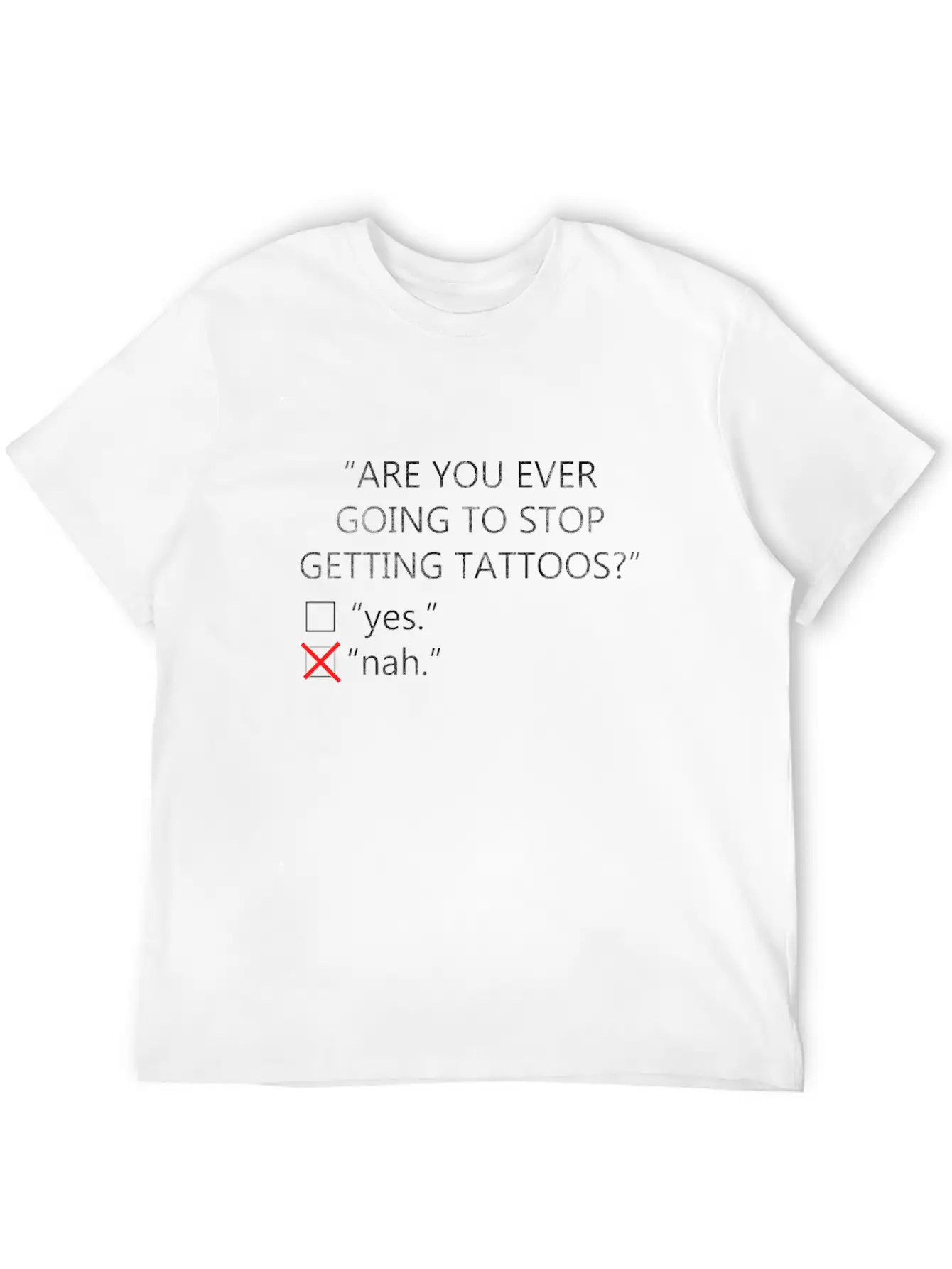 Addicted To Tattoos | Tattoo Artist Gift Relaxed Everyday Tee – Lightweight And Durable Cotton