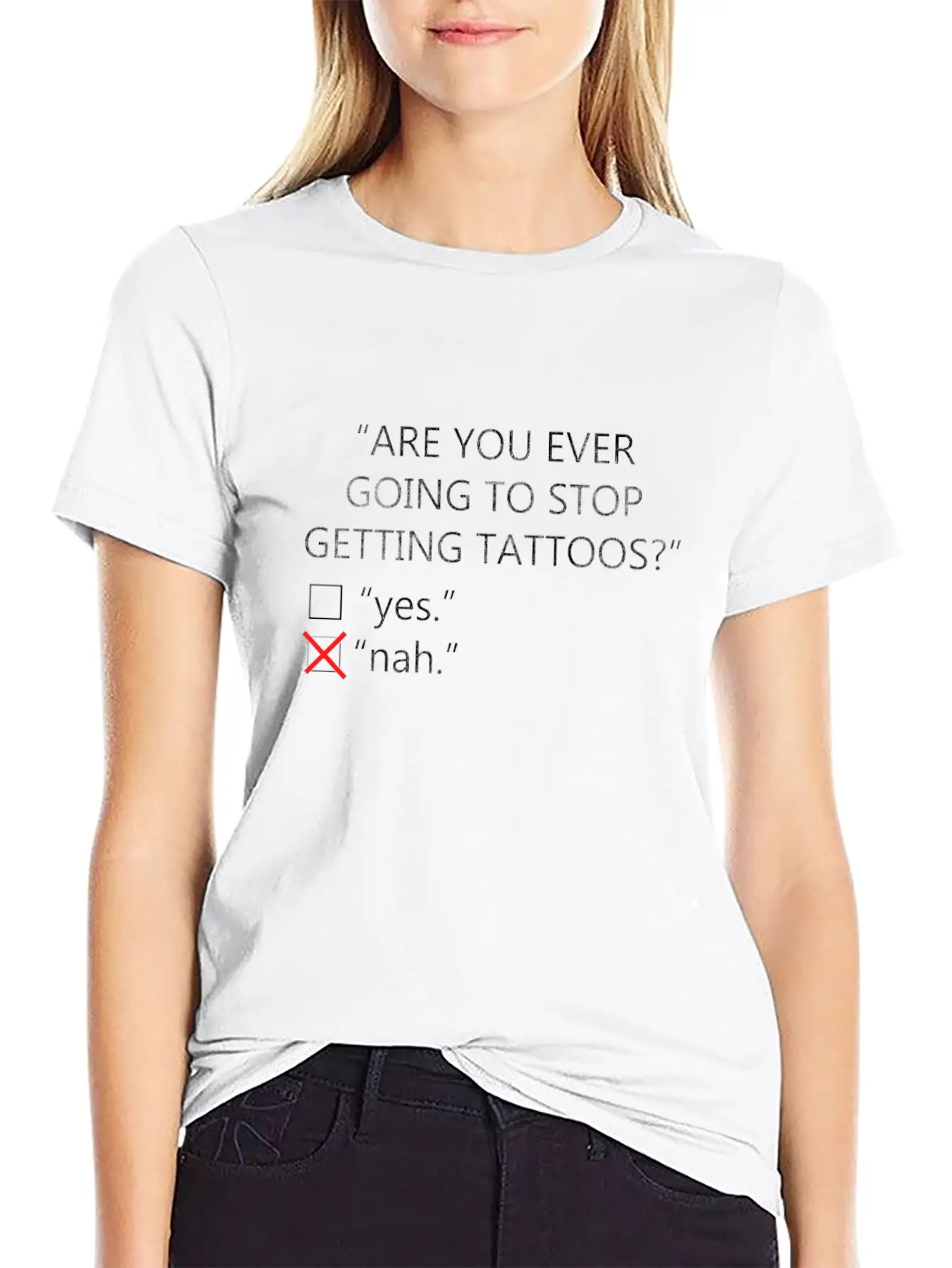 Addicted To Tattoos | Tattoo Artist Gift Relaxed Everyday Tee – Lightweight And Durable Cotton