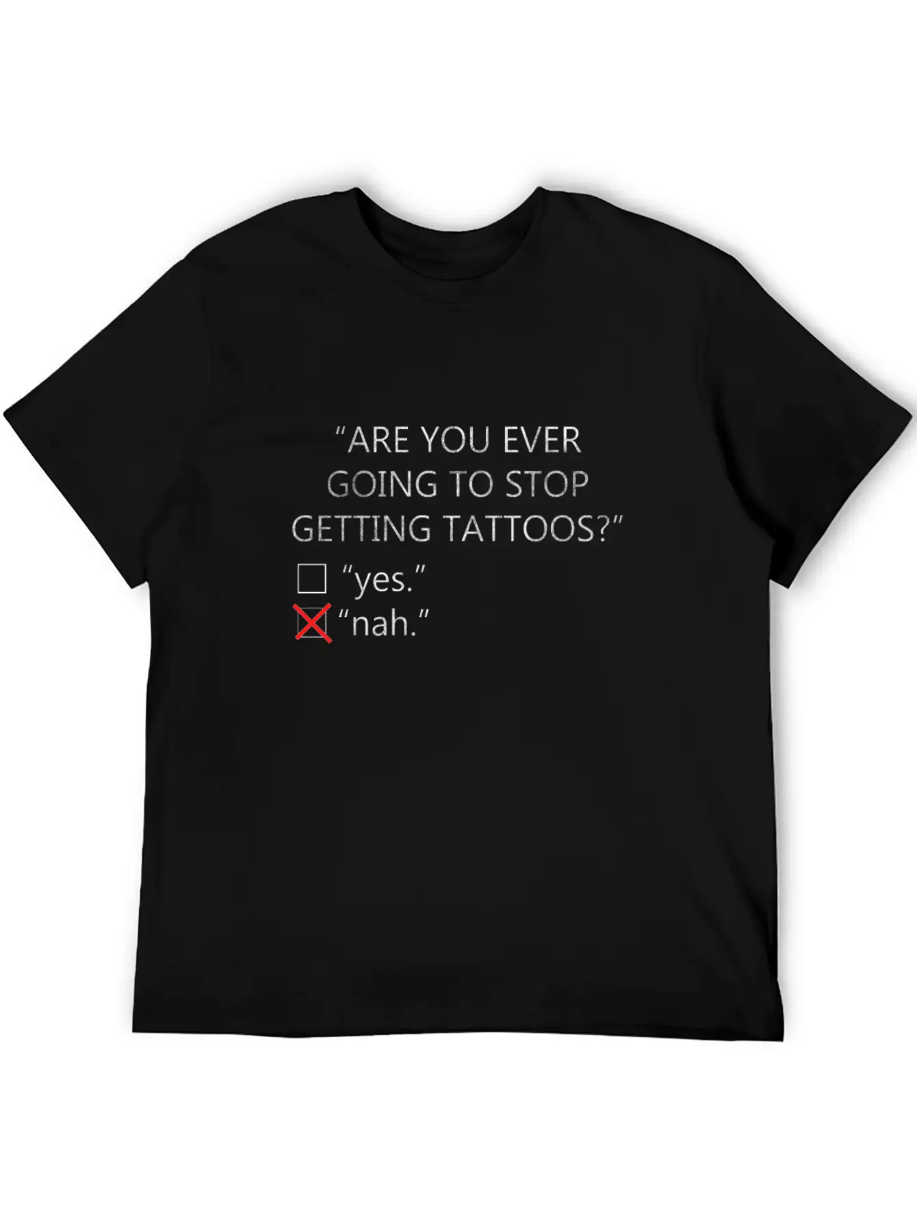 Addicted To Tattoos | Tattoo Artist Gift Relaxed Everyday Tee – Lightweight And Durable Cotton