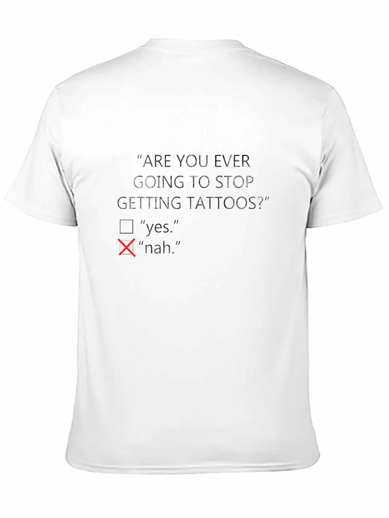 Addicted To Tattoos | Tattoo Artist Gift Relaxed Everyday Tee – Lightweight And Durable Cotton