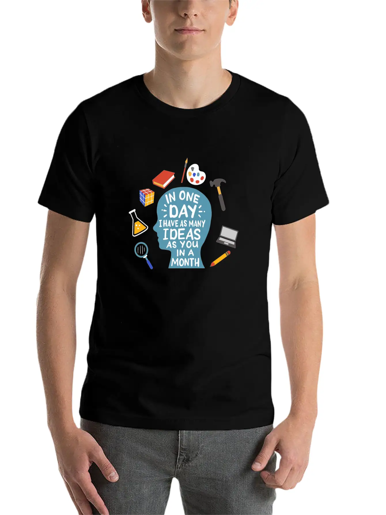 ADHD Awareness Unisex Casual T-Shirt – Clean Design For Daily Comfort