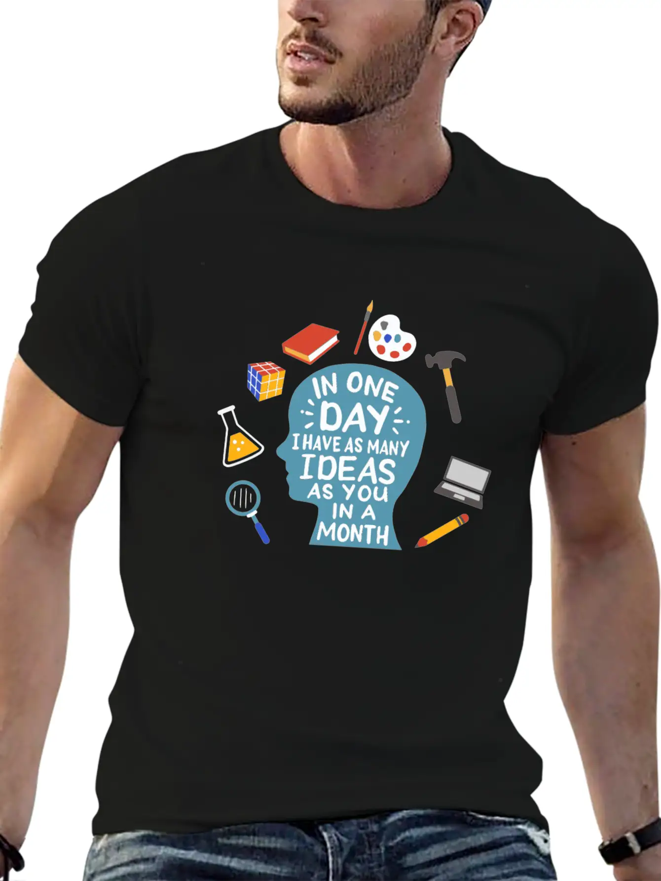 ADHD Awareness Unisex Casual T-Shirt – Clean Design For Daily Comfort
