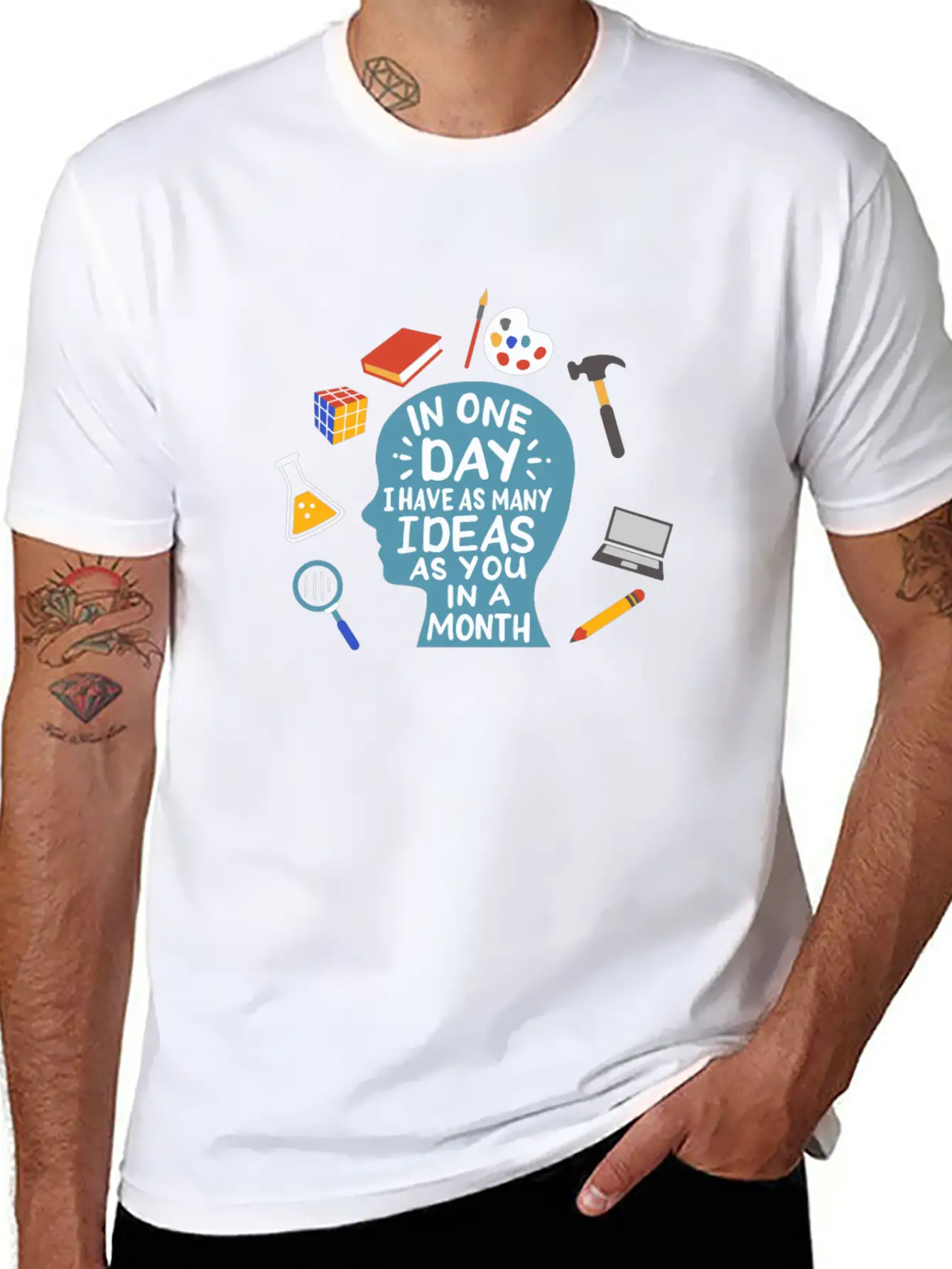 ADHD Awareness Unisex Casual T-Shirt – Clean Design For Daily Comfort