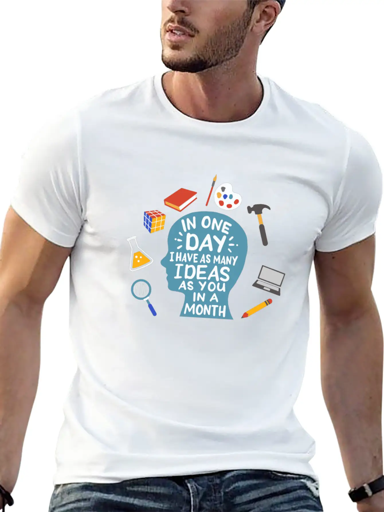ADHD Awareness Unisex Casual T-Shirt – Clean Design For Daily Comfort