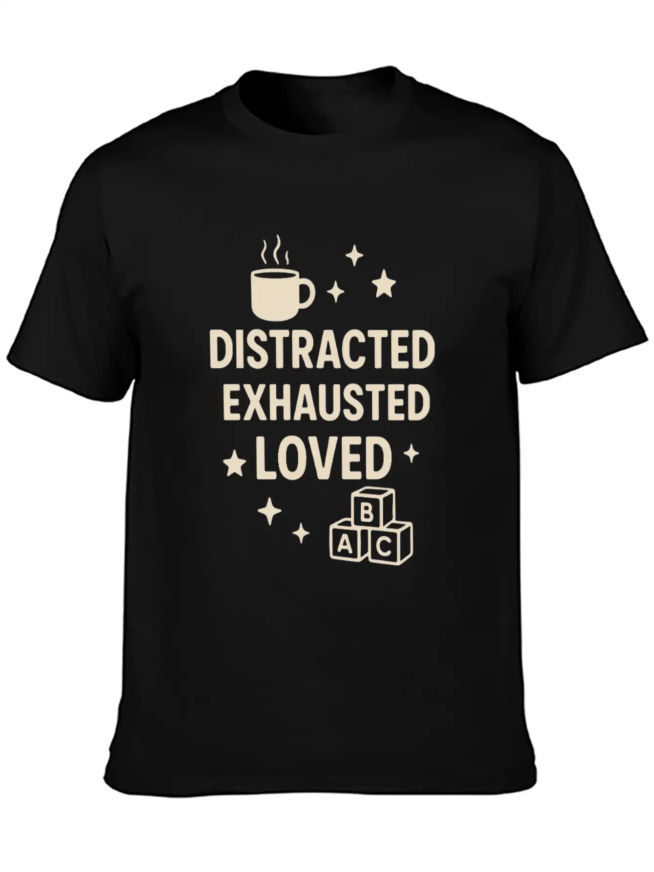ADHD Mom Life Chaos Organizer Neurospicy Brain Unisex Casual T-Shirt – Clean Design For Daily Comfort