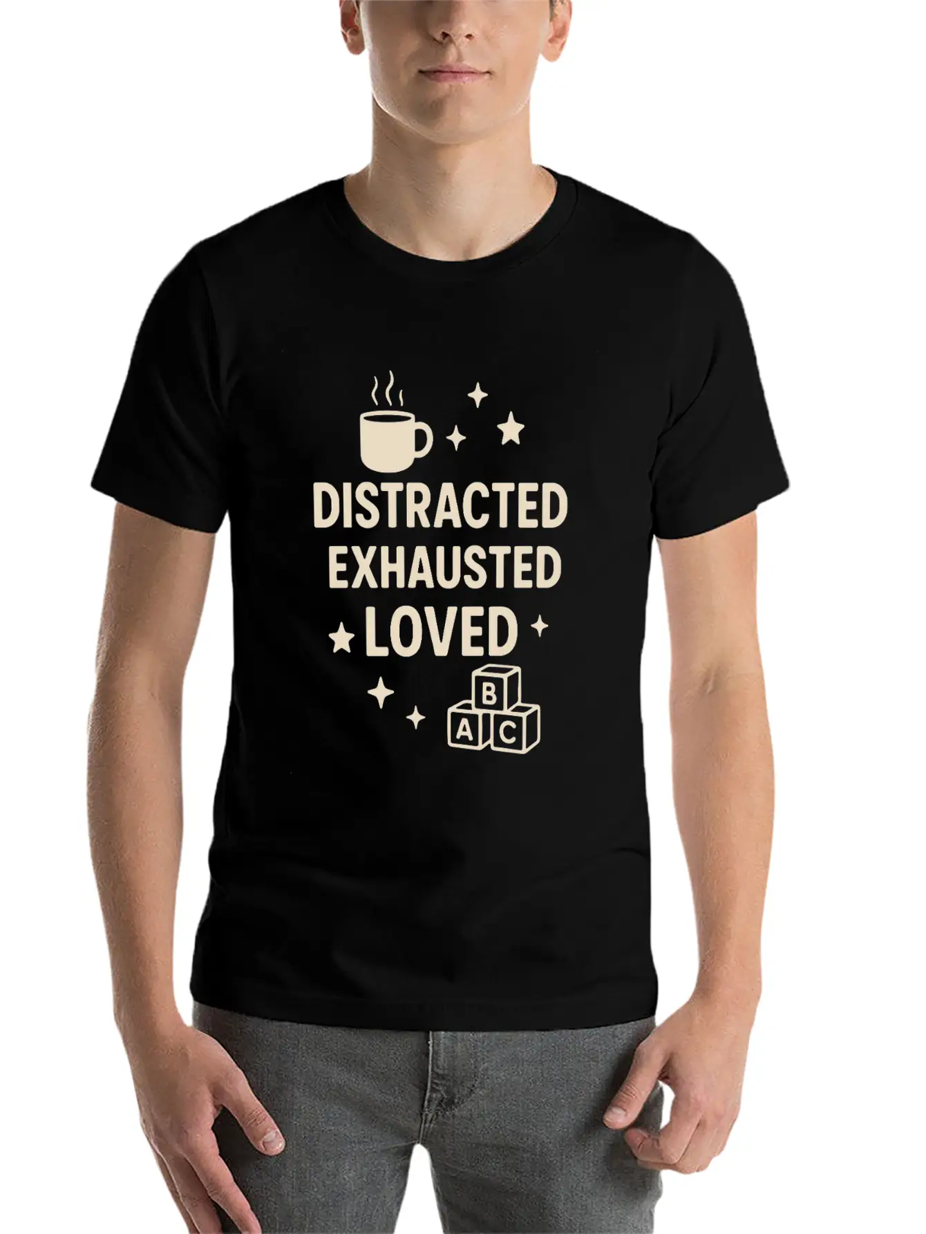 ADHD Mom Life Chaos Organizer Neurospicy Brain Unisex Casual T-Shirt – Clean Design For Daily Comfort