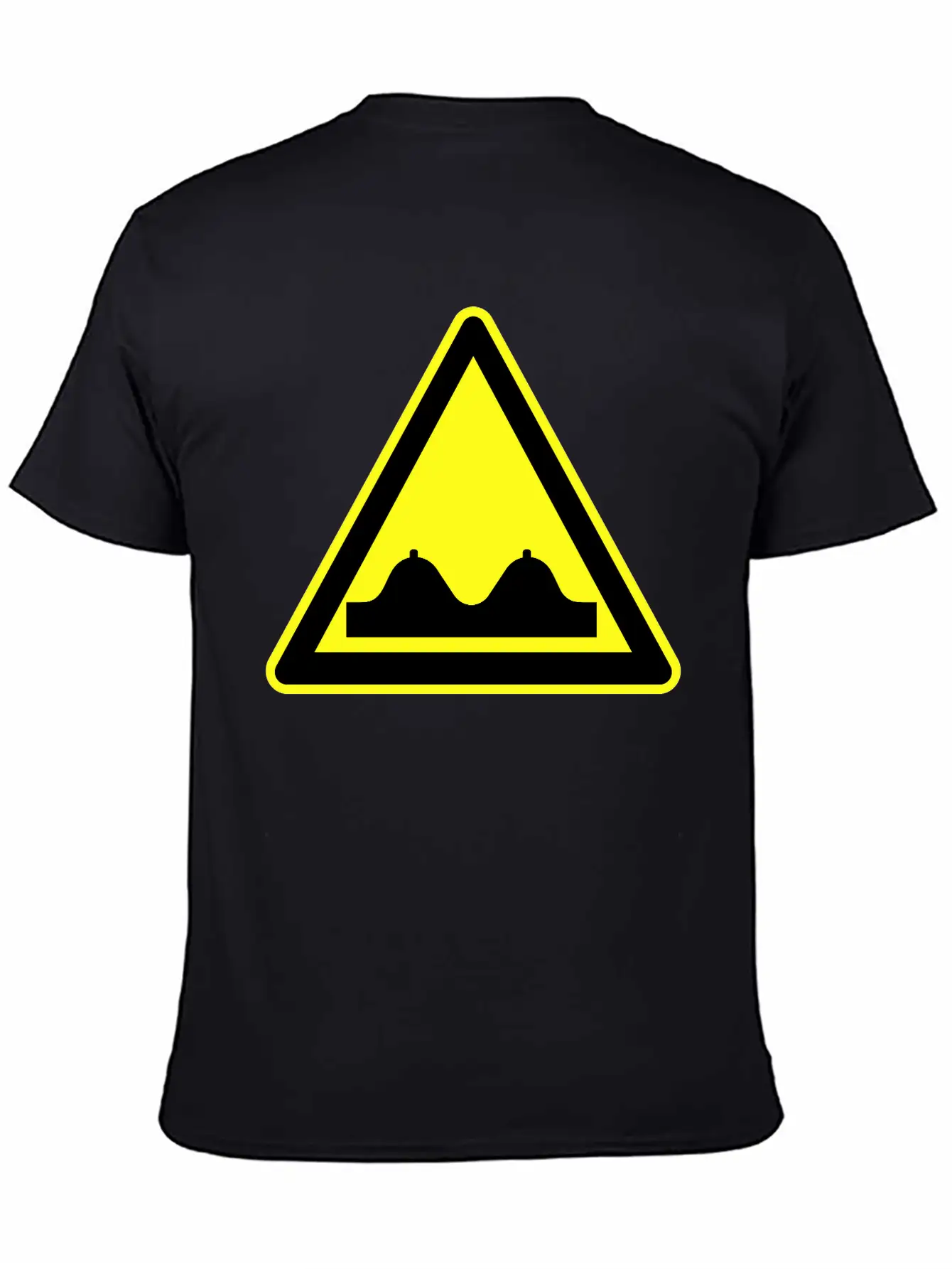 Adult Content Warning Sign Modern Fit Casual T-Shirt ��� Clean And Versatile Design